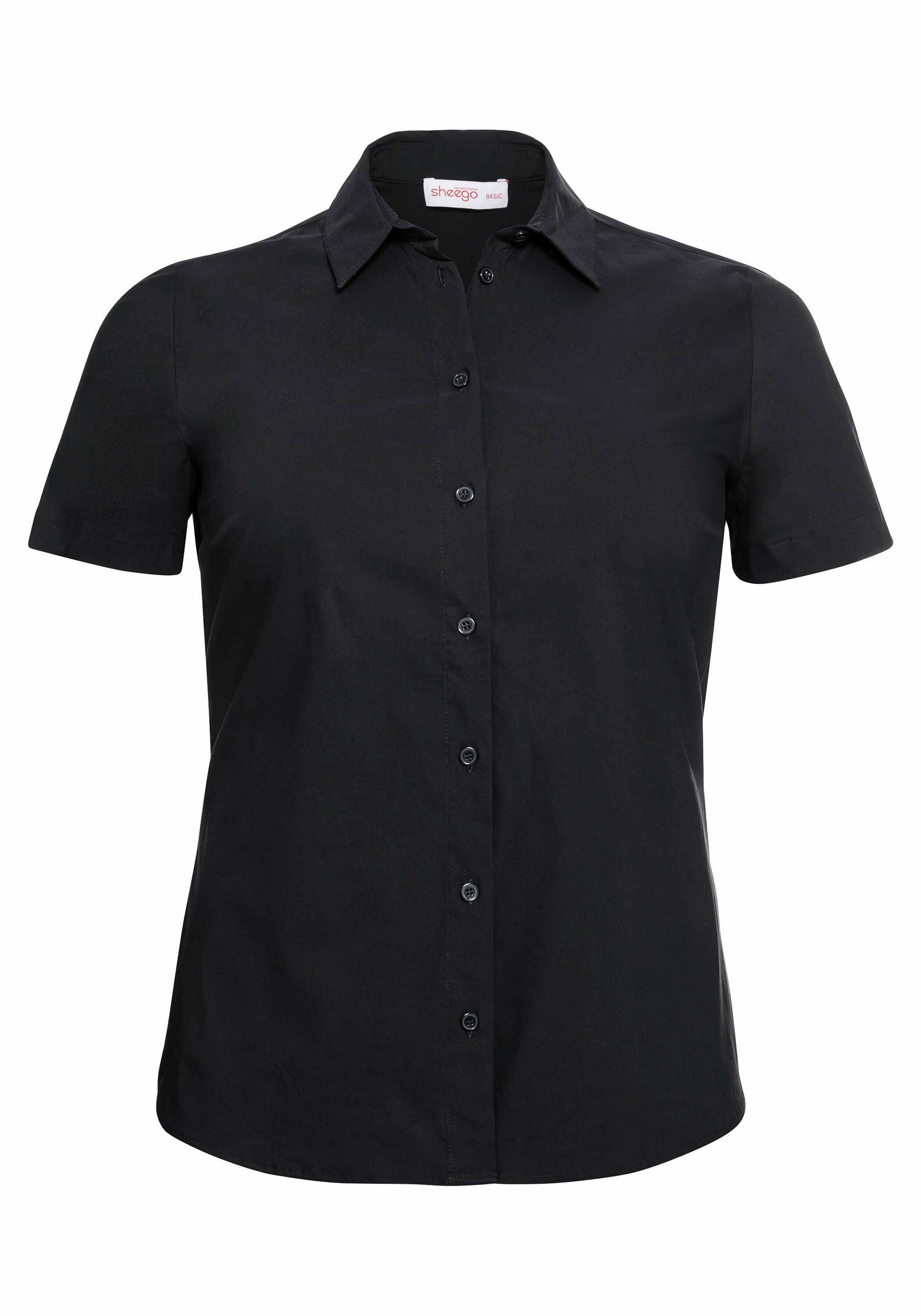 Sheego Hemdbluse »Bluse mit Stretch-Anteil«