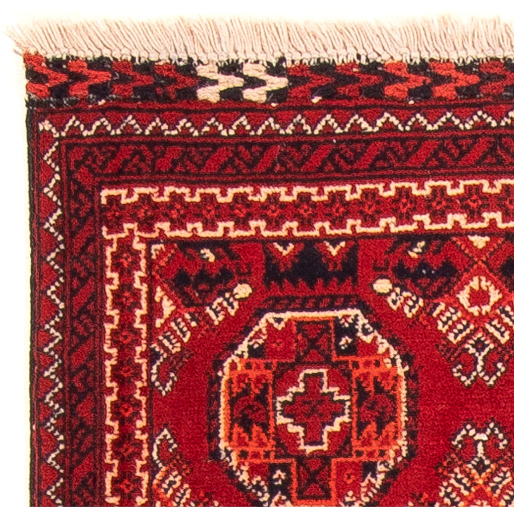 morgenland Orientteppich »Afghan - 106 x 49 cm - dunkelrot«, rechteckig