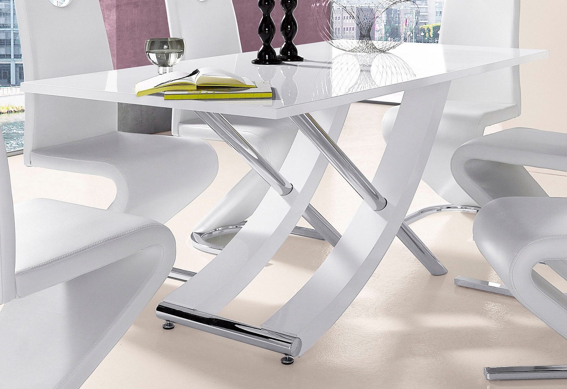 INOSIGN Esstisch »Kaleo, TOPSELLER!«, (Tisch, Esstisch), Breite 160 cm, modernes Design, stabil, Hochglanz