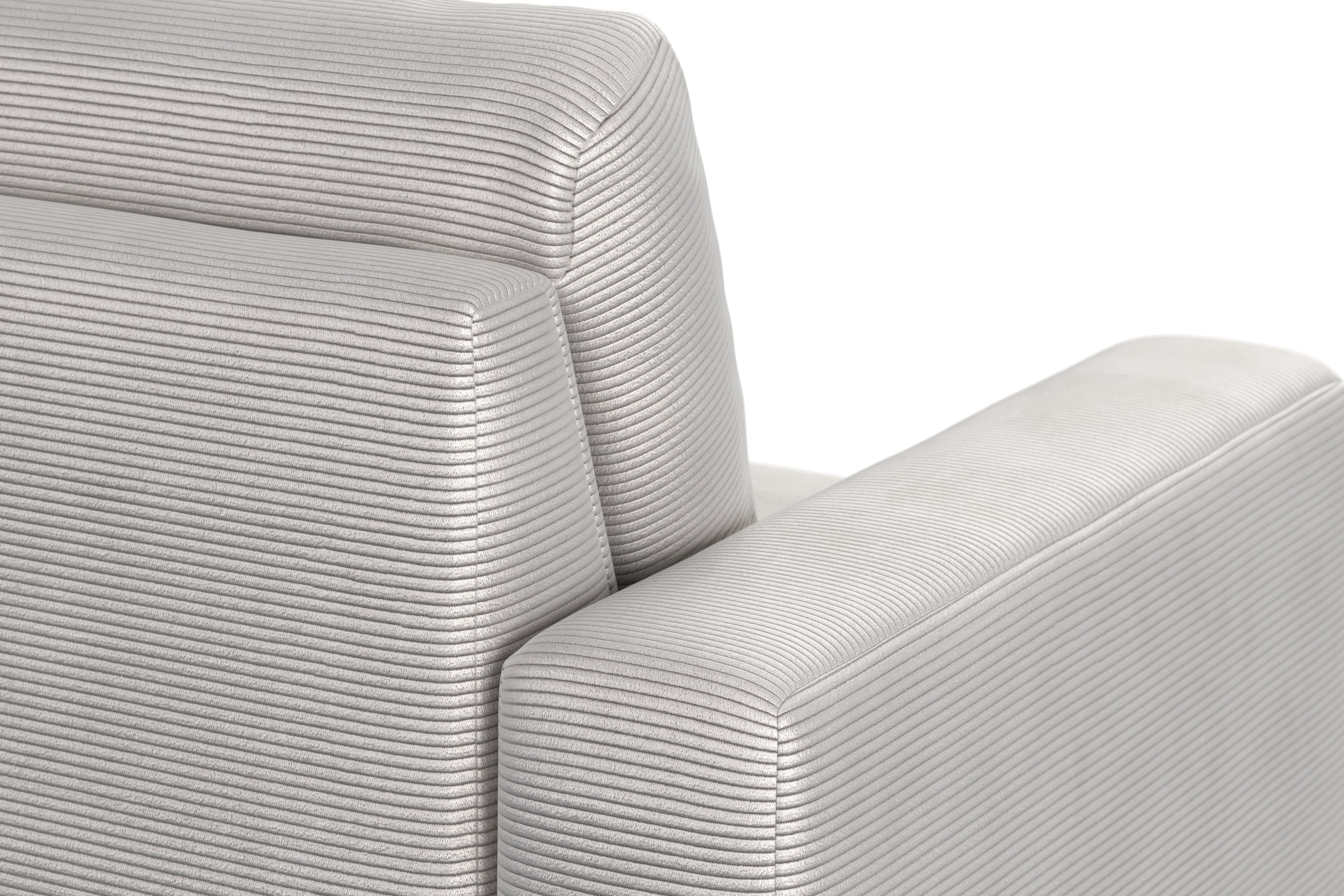 Home affaire Ecksofa »Summer L-Form«, mit Recamiere, mit oder ohne Bettfunktion und Bettkasten, Cord-Bezug