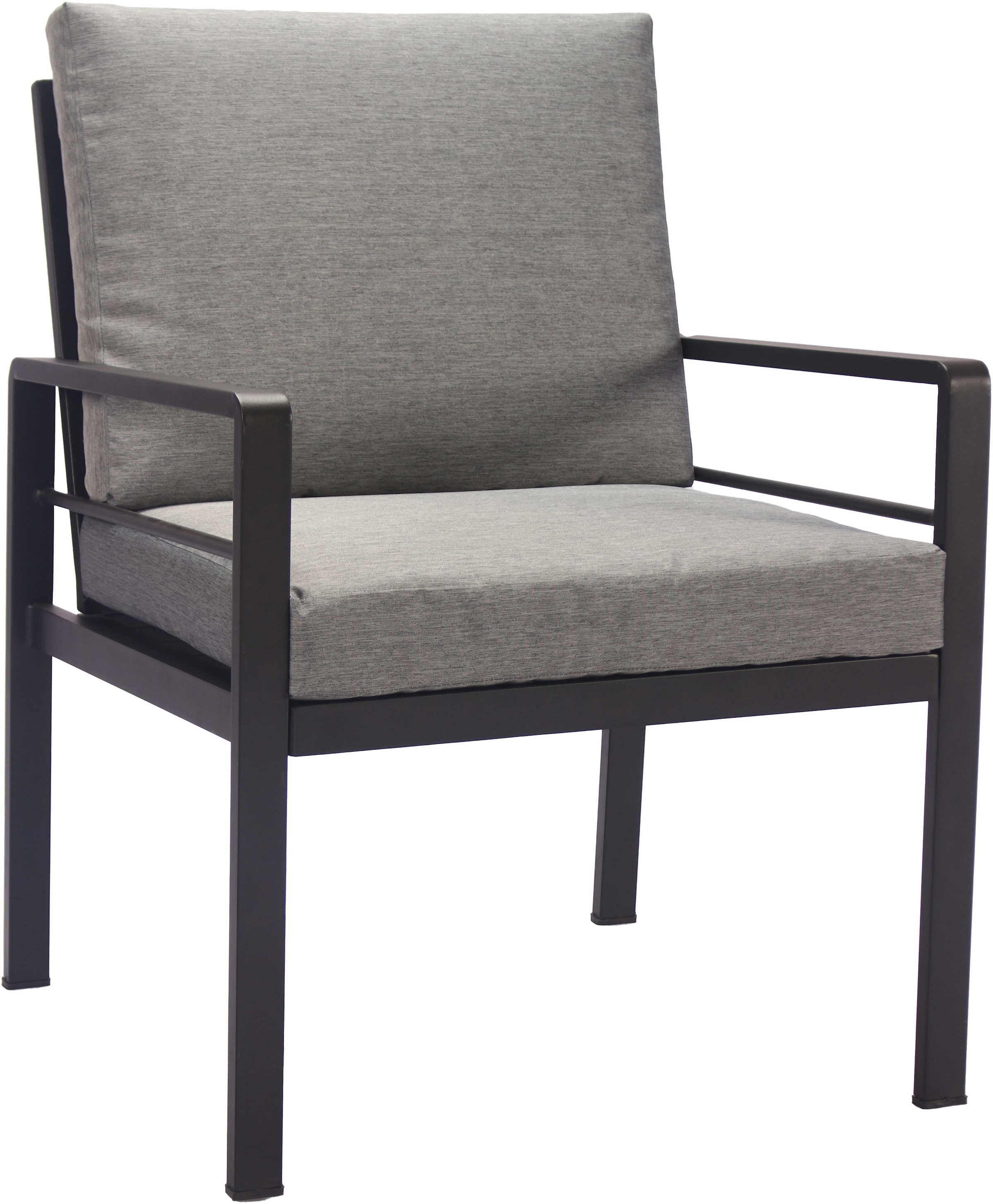 KONIFERA Garten-Essgruppe »»New Jersey««, (Set, 13 tlg., 4 Sessel, Tisch 80x160x71 cm, inkl. Auflagen), Aluminium