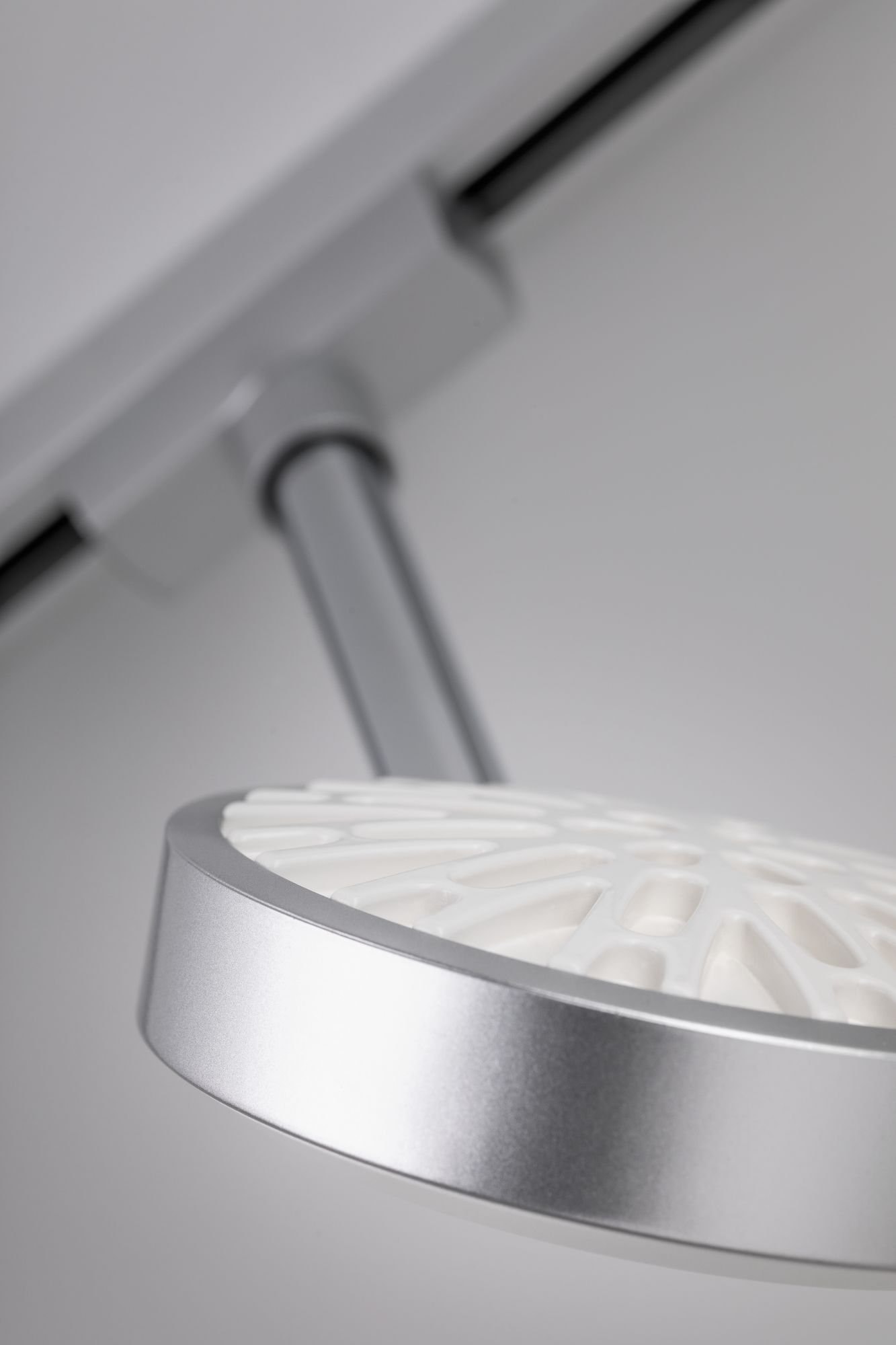 Paulmann Schienensystem-Leuchten »URail Schienenspot Discus 375,6lm 5,3W 2700K 230V Chrom matt, Chrom« LED-Modul 1 Stk. Warmweiß