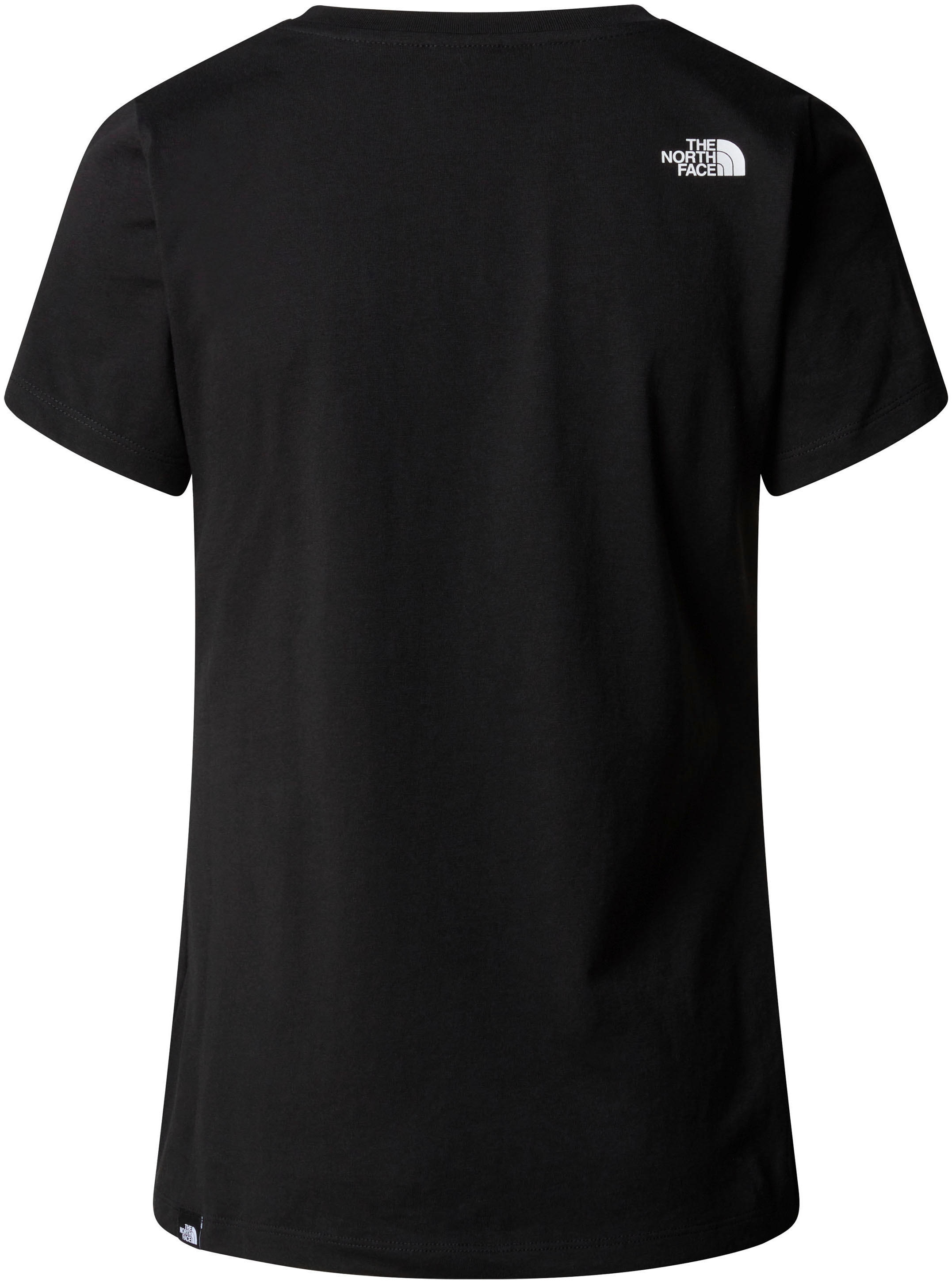 The North Face T-Shirt »W S/S SIMPLE DOME SLIM TEE«, (1 tlg.)