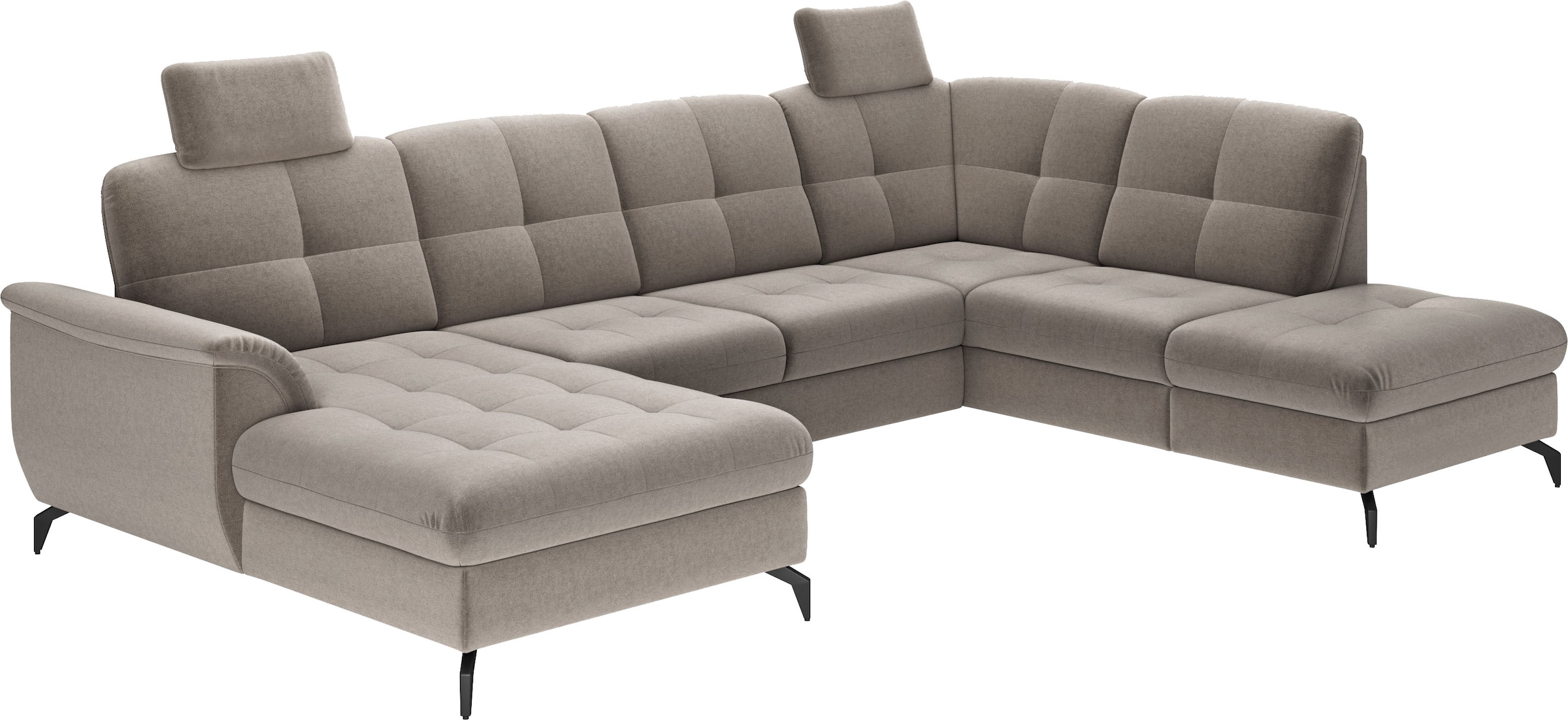 sit&more Wohnlandschaft »Zora U-Form«, wahlweise mit Bettfunktion und Bettkasten