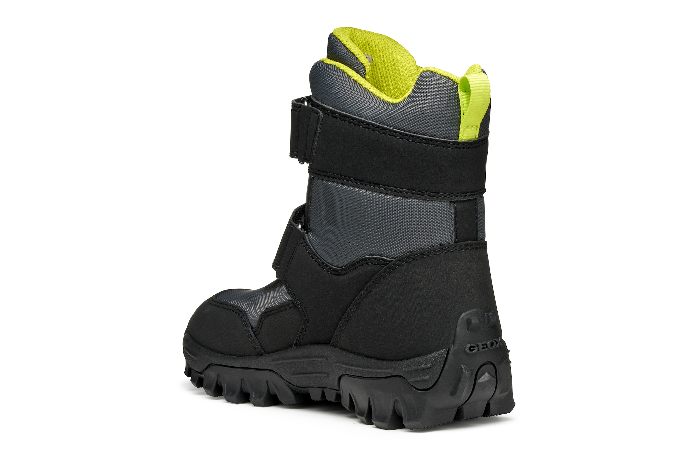 Geox Winterstiefel »J HIMALAYA BOY B ABX«  Snowboots, Klettstiefel mit Warmfutter, Größenschablone zum Download