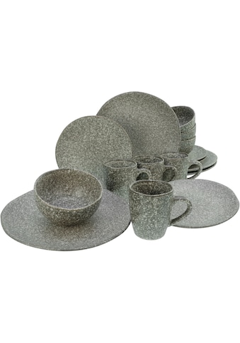 CreaTable Kombiservice »Granit«, (Set, 16 tlg., Kaffeeservice und Tafelservice im Set,... kaufen