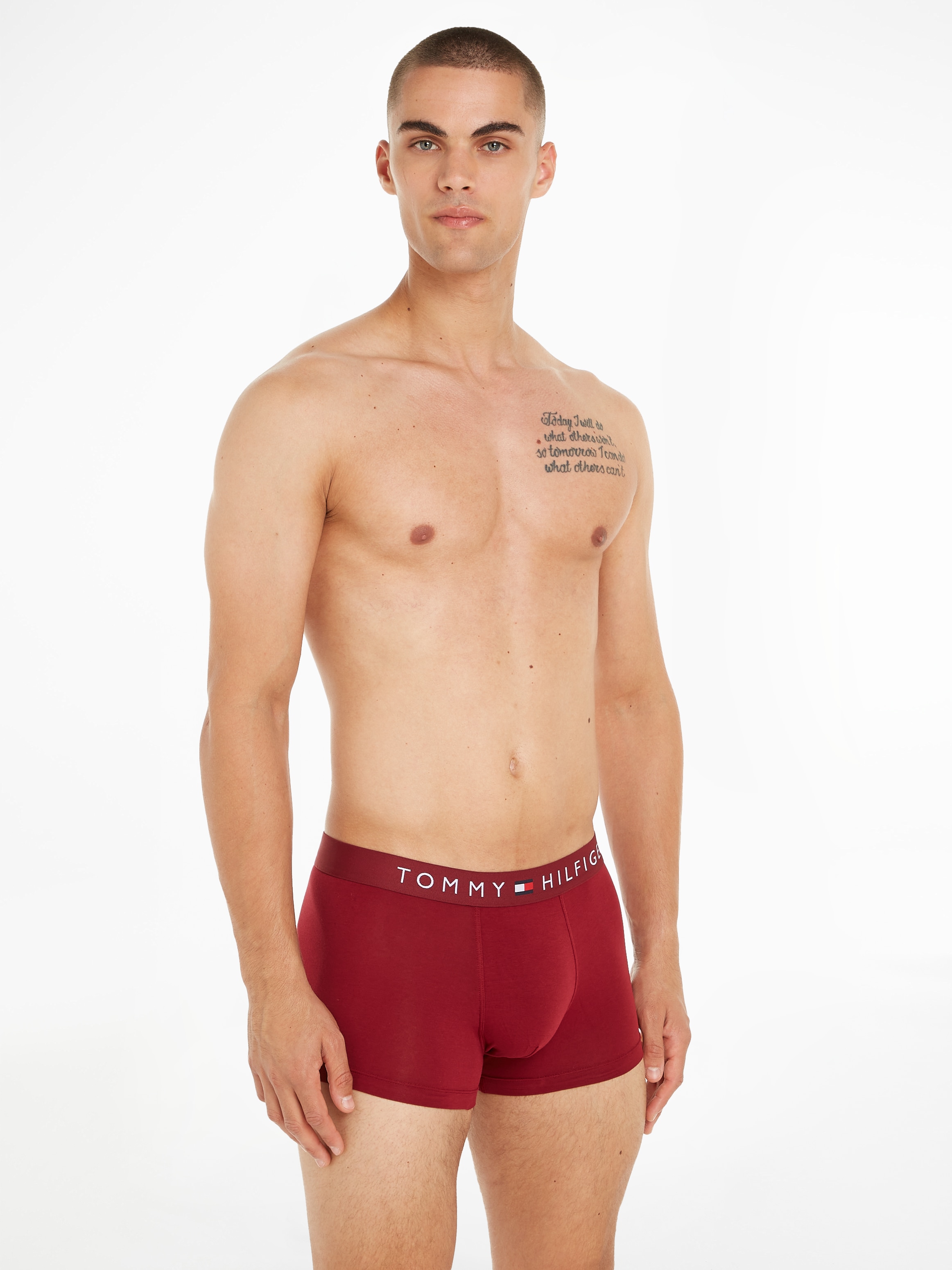 Tommy Hilfiger Underwear Trunk »3P TRUNK WB«, (Packung, 3 St., 3er), mit Logobund