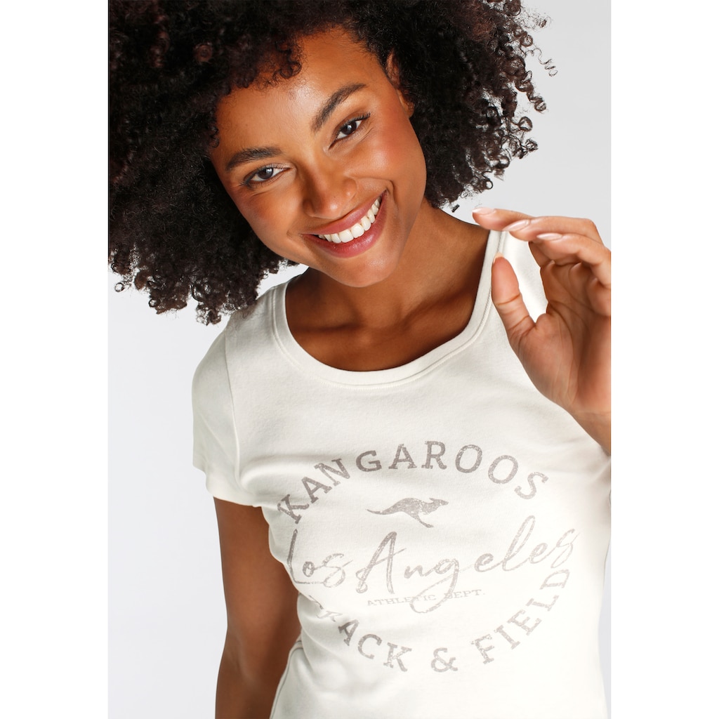 KangaROOS Print-Shirt, im American-Look