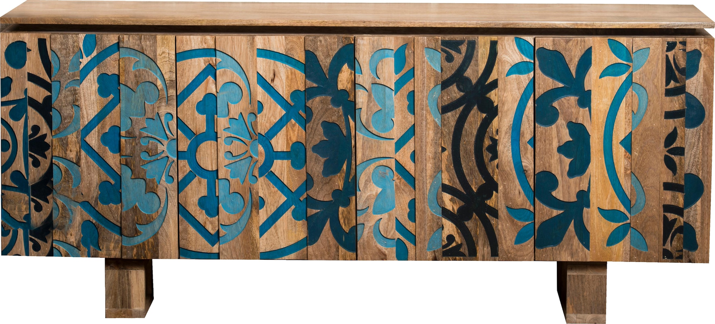 Home affaire Sideboard »Layer«, mit 4 sehr schöne dekorative Türen, Breite 177 cm