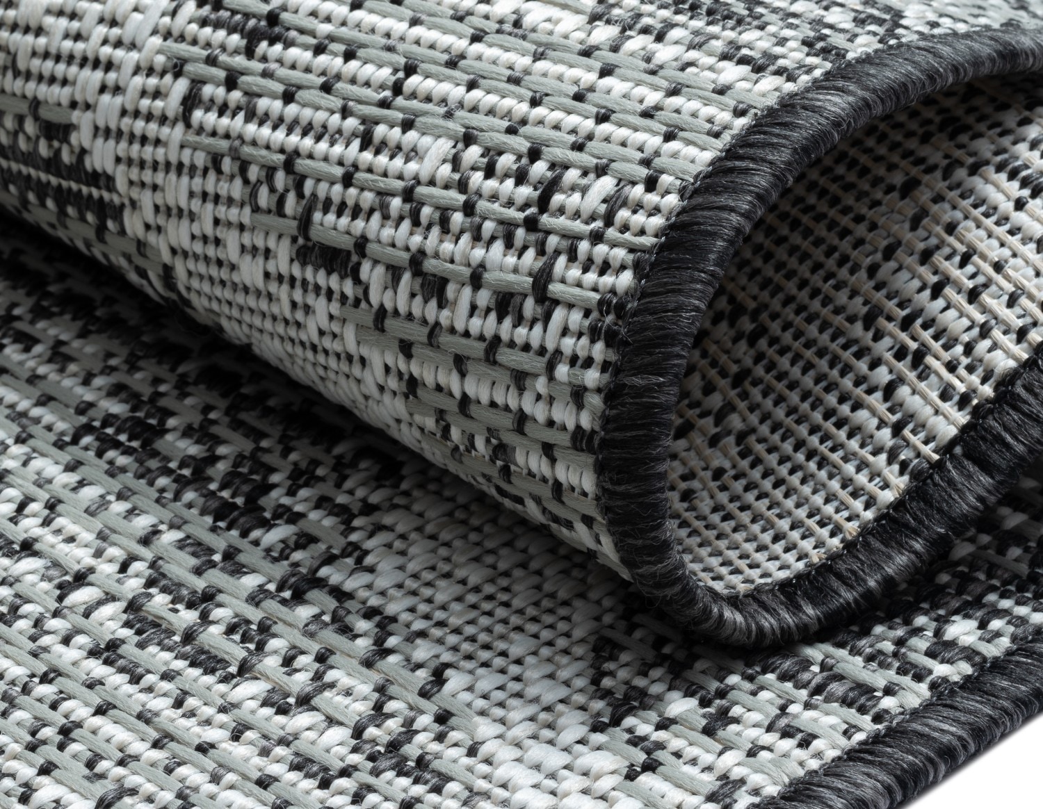 Myflair Möbel & Accessoires Teppich »Astral Lagerräumung«, rechteckig, 6 mm Höhe, modernes Rauten Design, Outdoor geeignet, Balkon, Terrasse