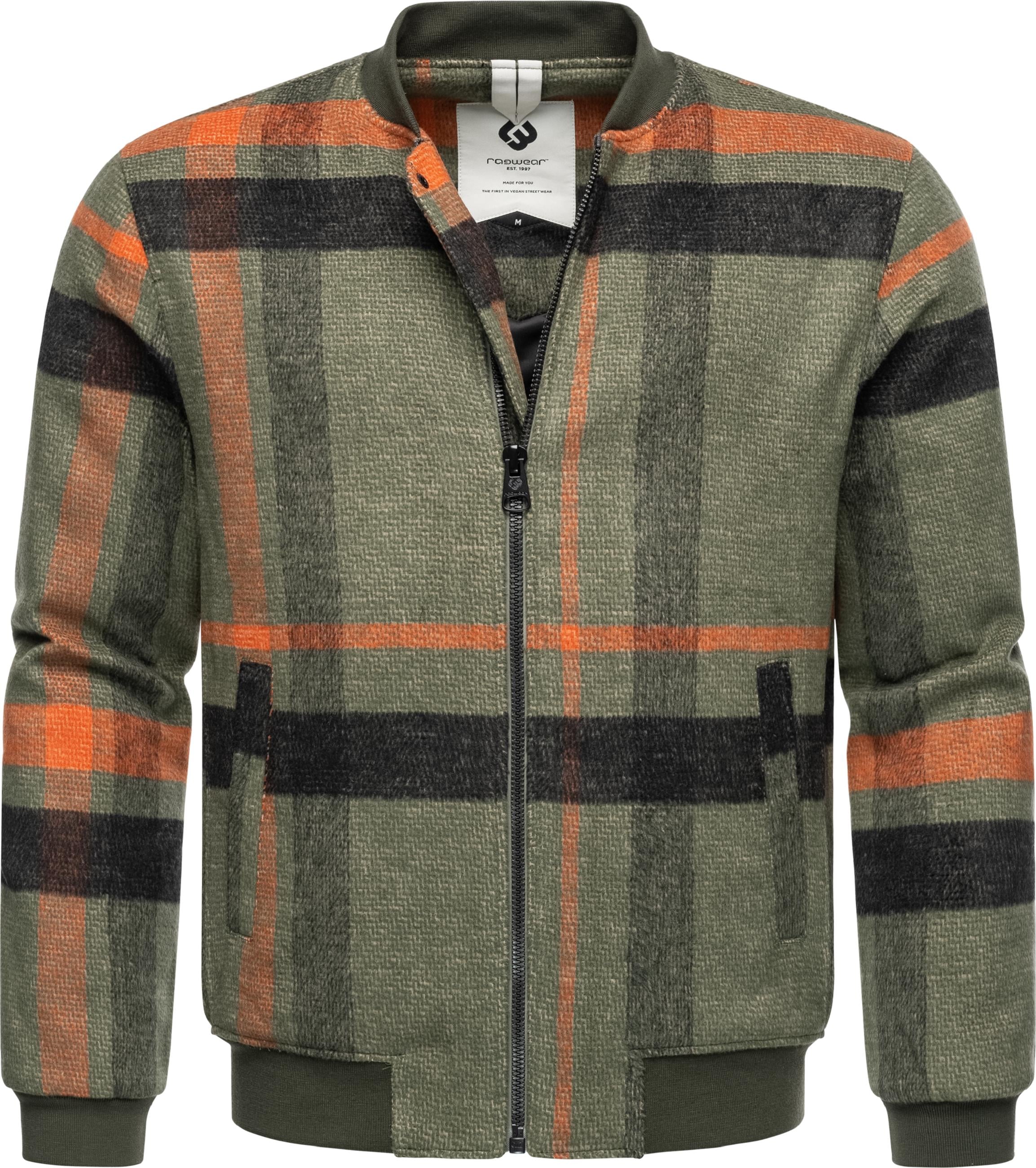 Outdoorjacke »Outdoorjacke Merrbo Check«, ohne Kapuze, Warme Herren Übergangsjacke mit...