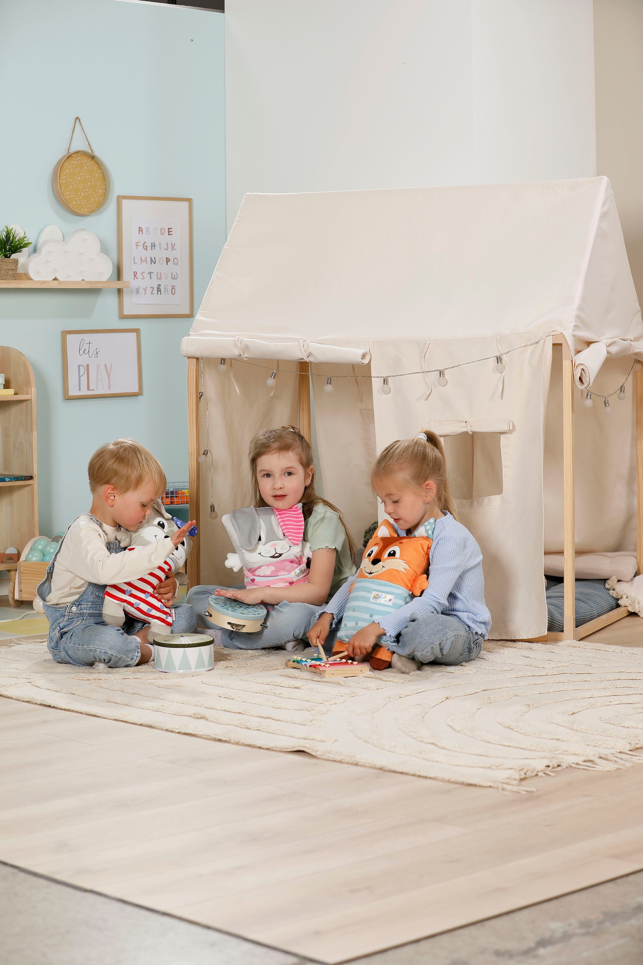 Nici Kuscheltier »Cosidoos, Hase mit Wendefunktion 30x20 cm«