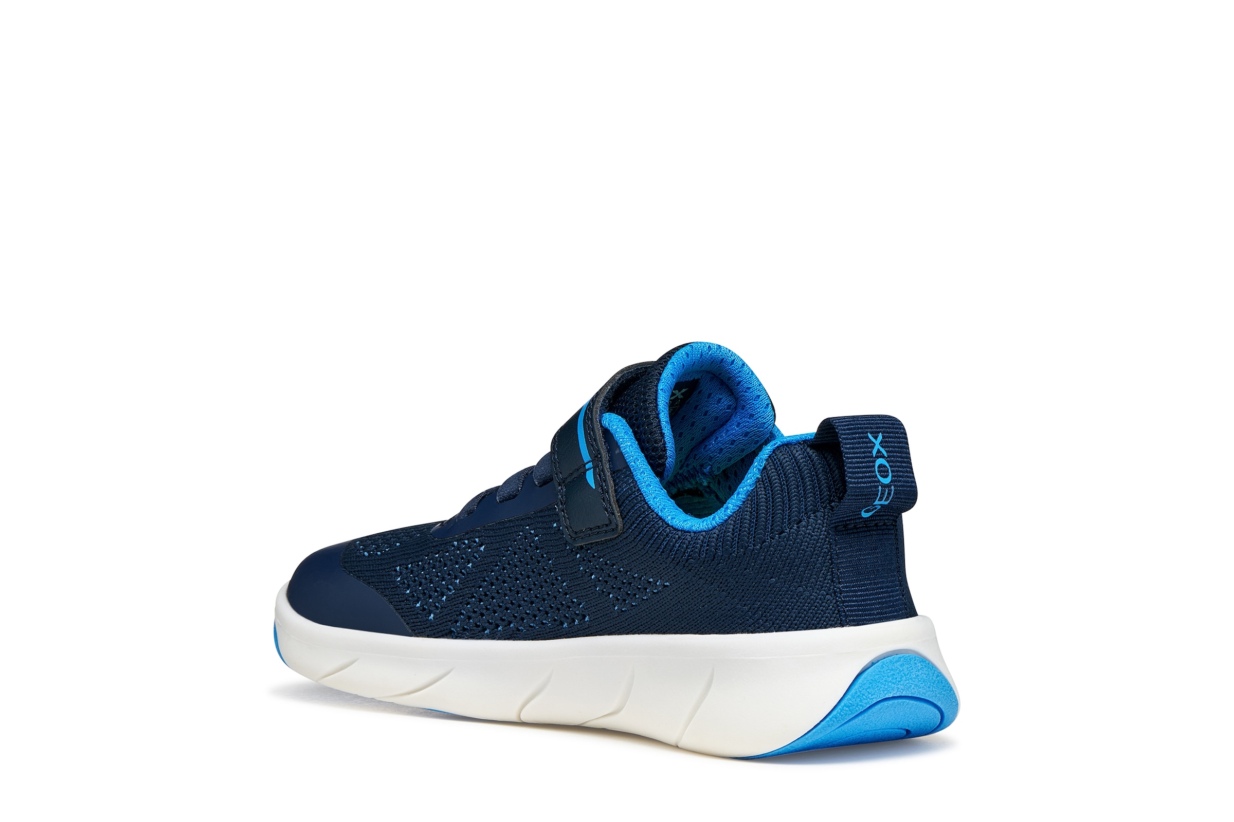 Geox Barfußschuh »J FOOT-RUN BOY«  Klettschuh mit Logo, Größenschablone zum Download