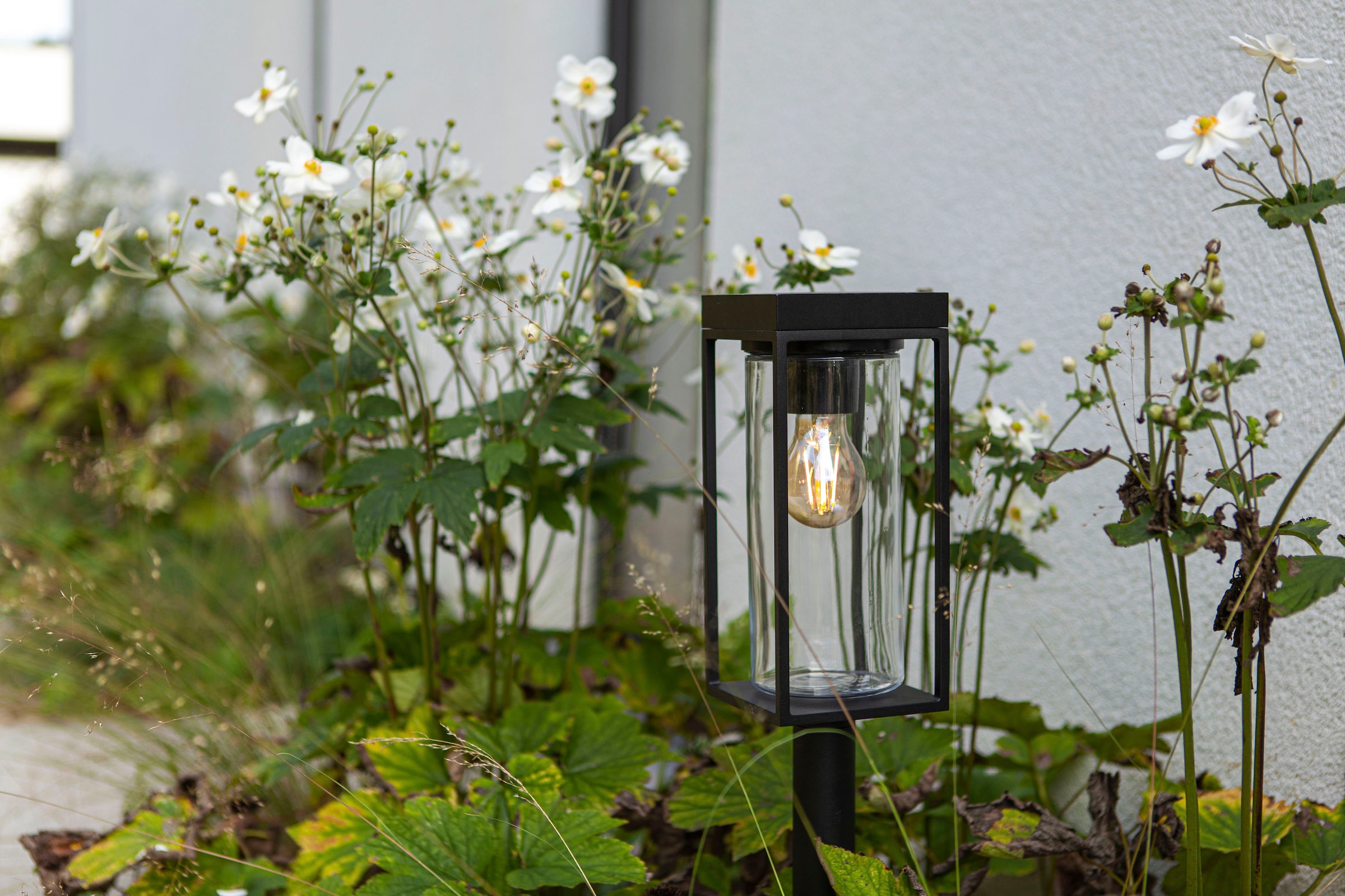 LUTEC LED Solarleuchte »FLAIR«, Leuchtmittel E27 | Leuchtmittel wechselbar