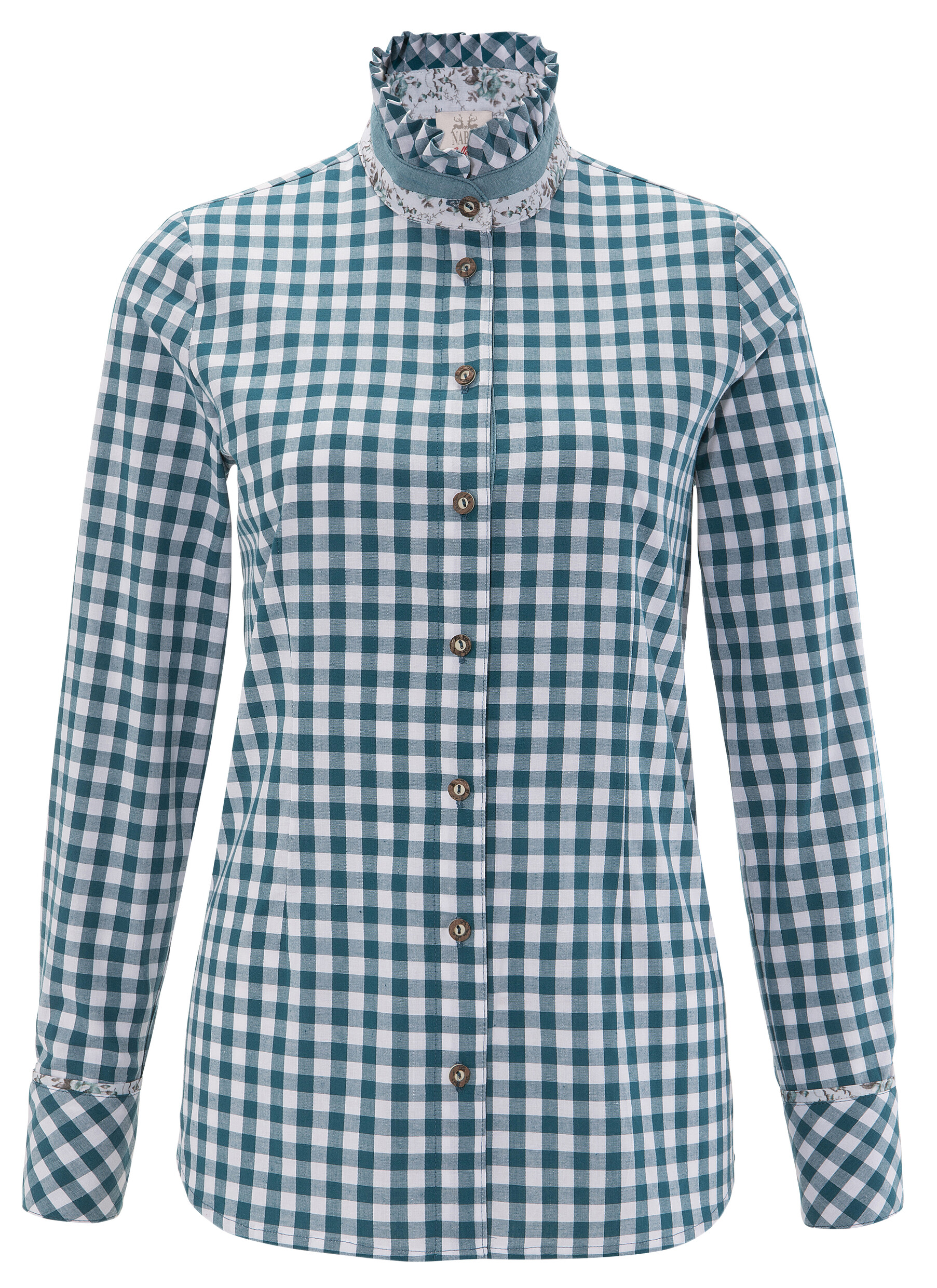 Trachtenbluse, Damen, im Karodesign