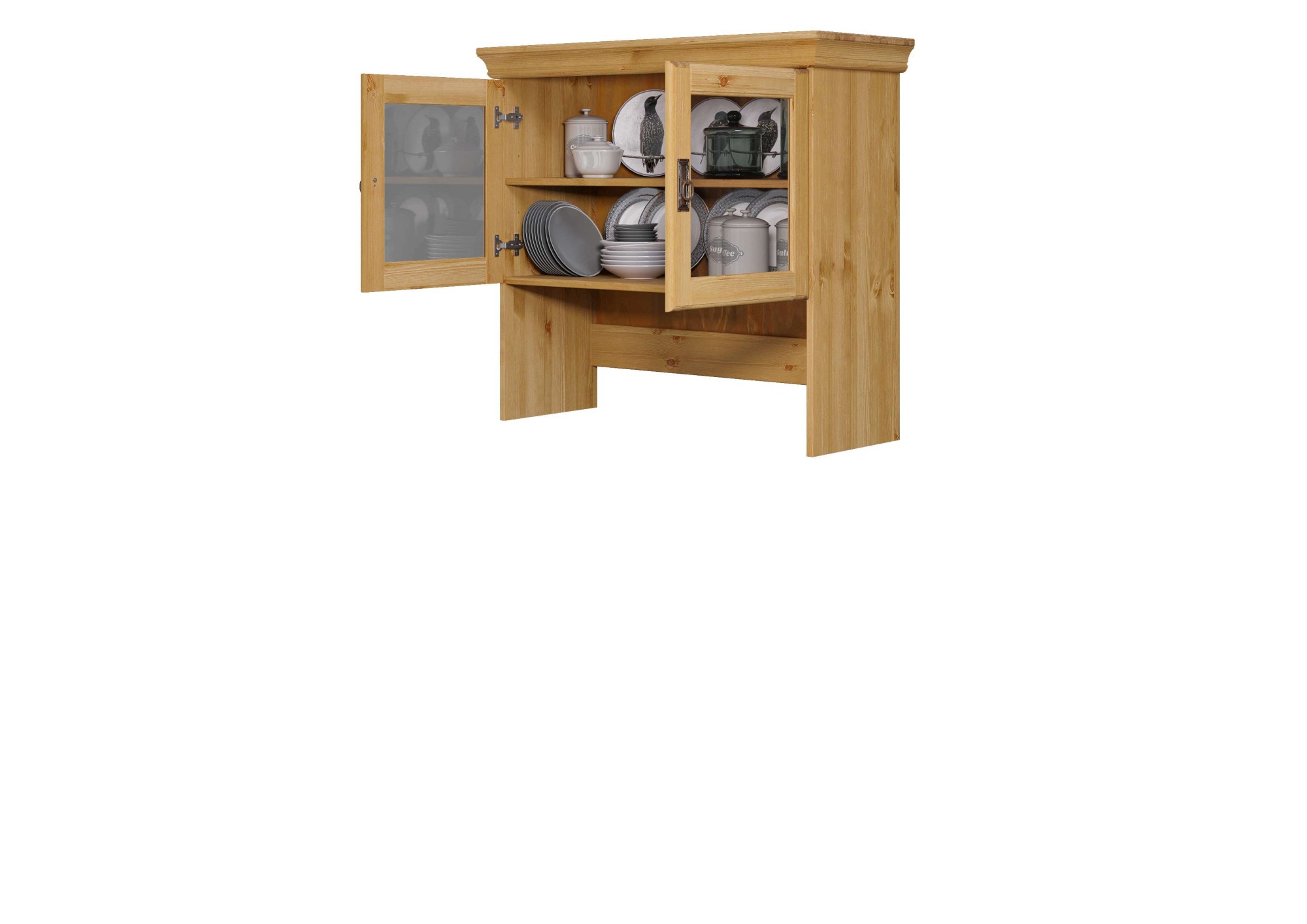 Home affaire Buffet »Rügen«, zertifiziertes Massivholz, Höhe 168 cm, im Landhausstil