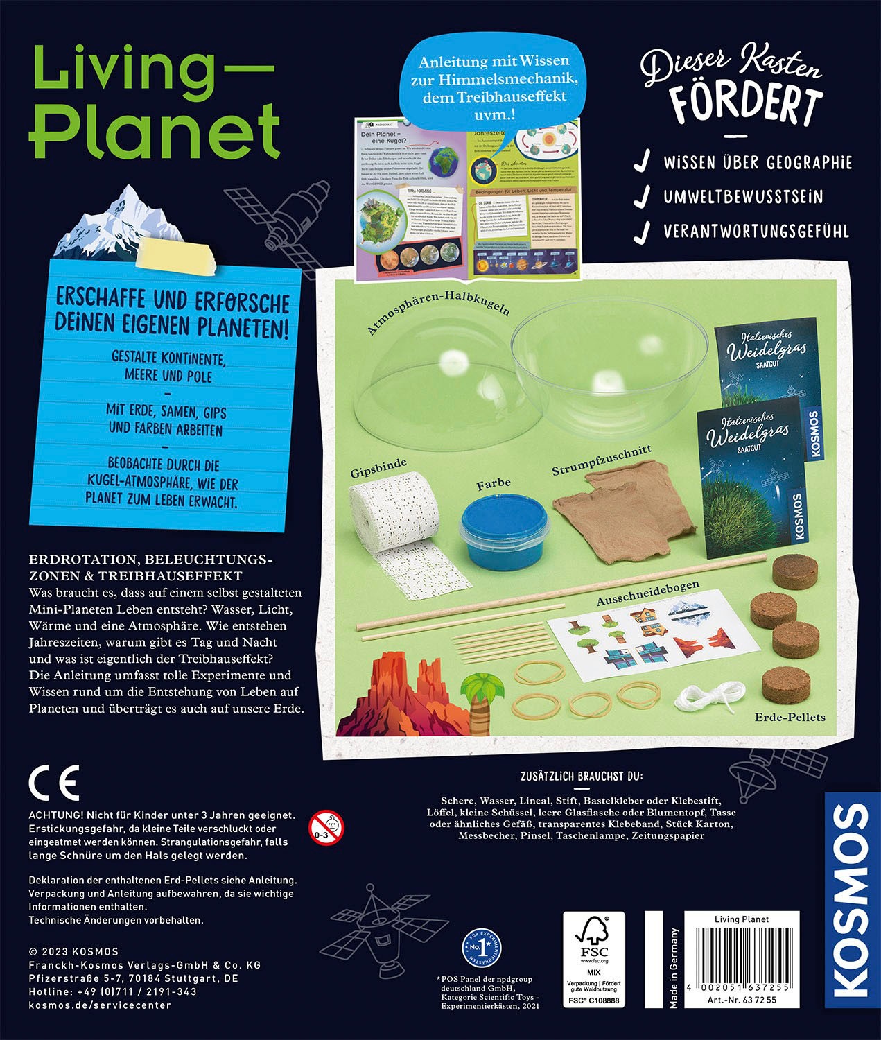 Kosmos Experimentierkasten »Living Planet«, Made in Germany