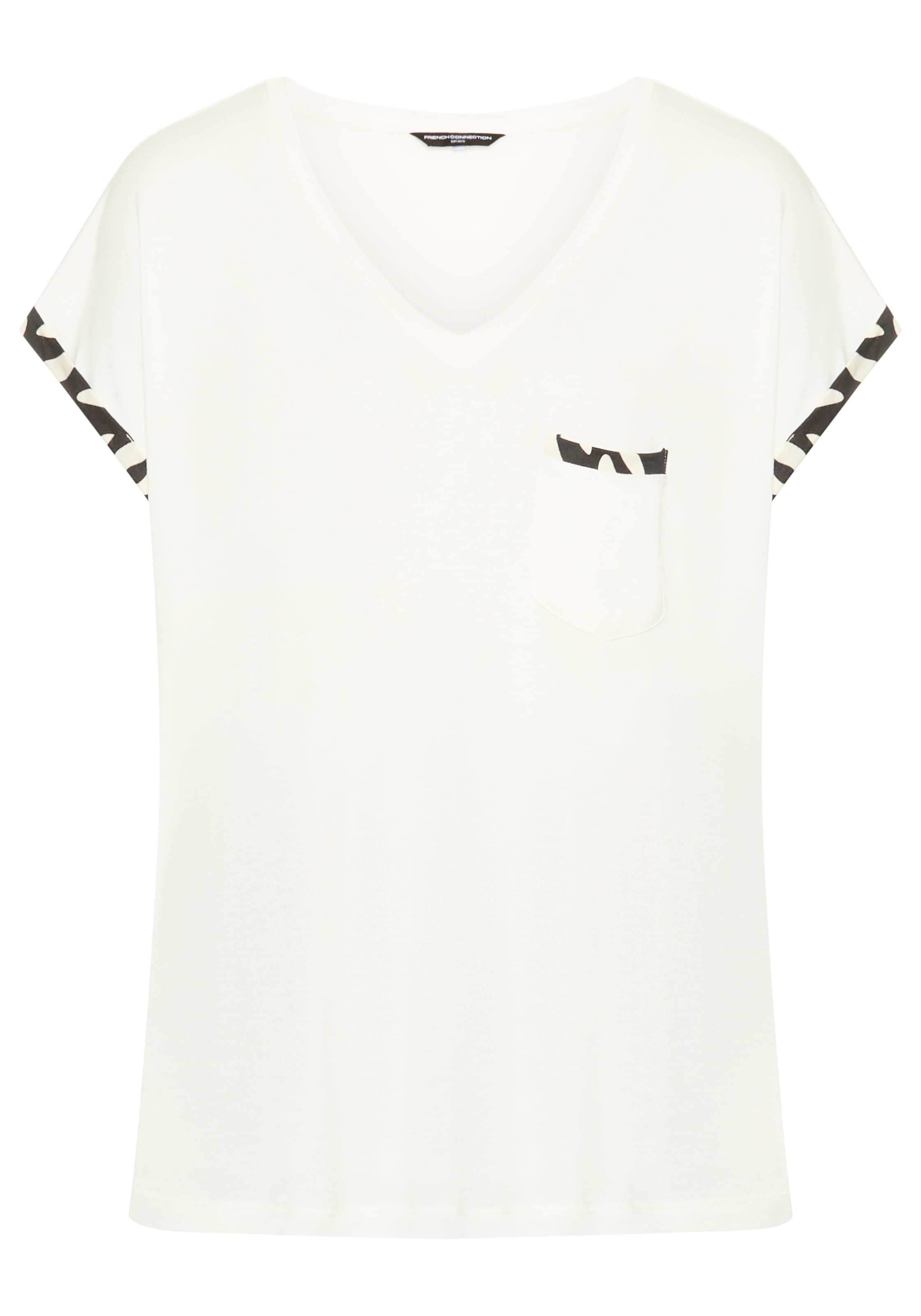 French Connection Shorty 2 im zeitlosen Schwarz-Weiß-Look