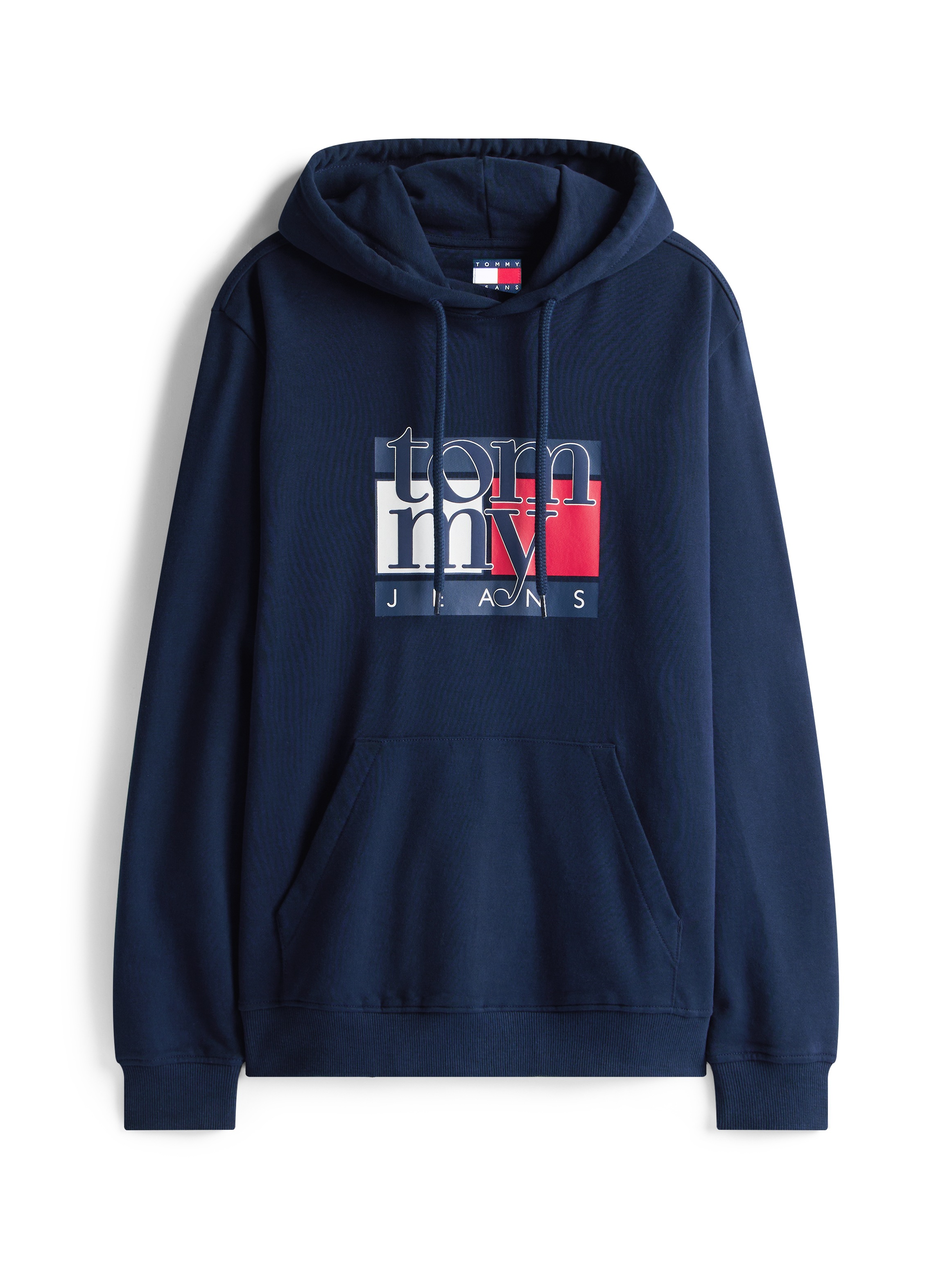 Tommy Jeans Hoodie »TJM RWB FLAG«, Regular Fit, Sweatshirt, mehrfarbiger Print
