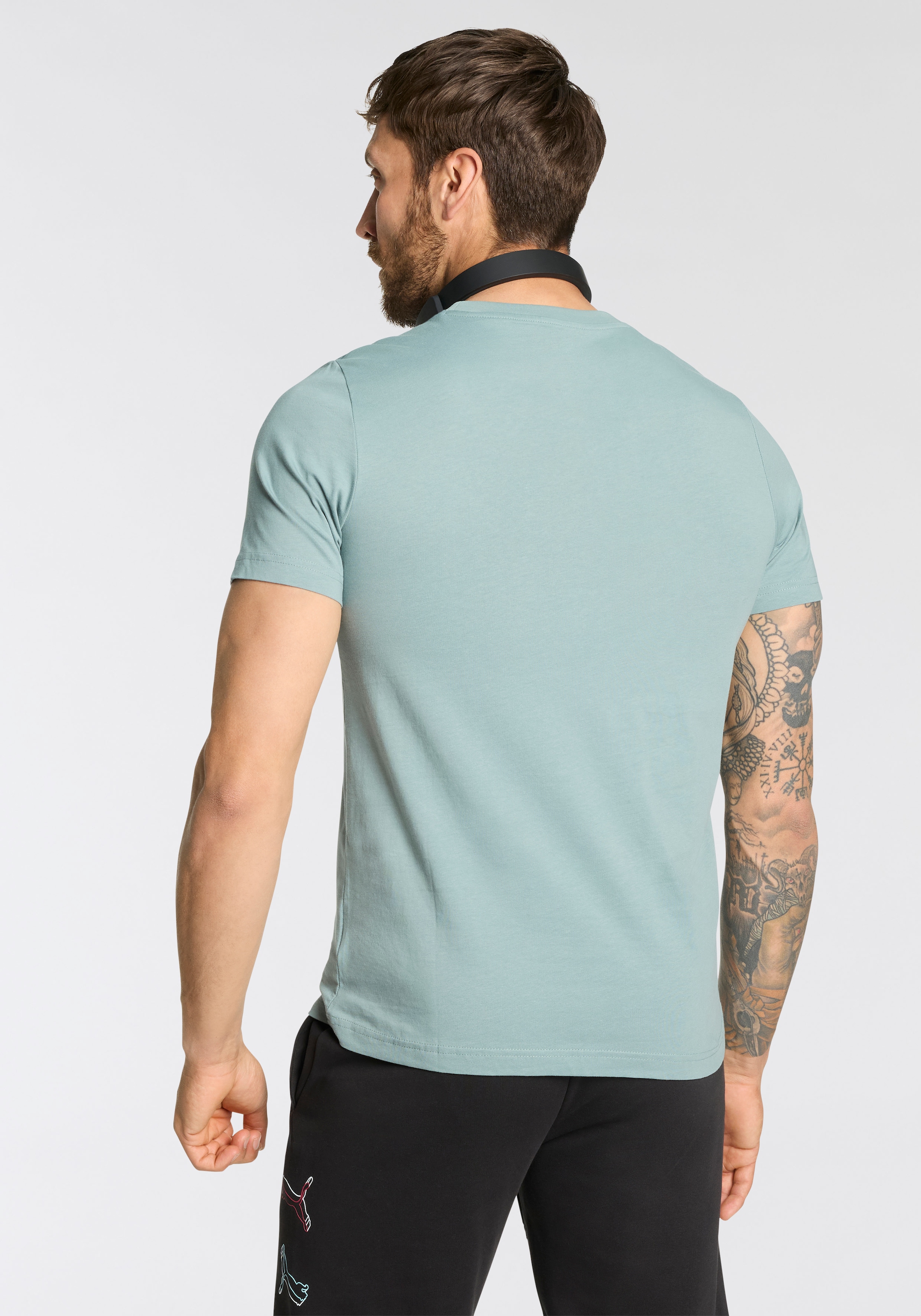 PUMA T-Shirt »ESS LOGO LAB HOG TEE«, für Herren