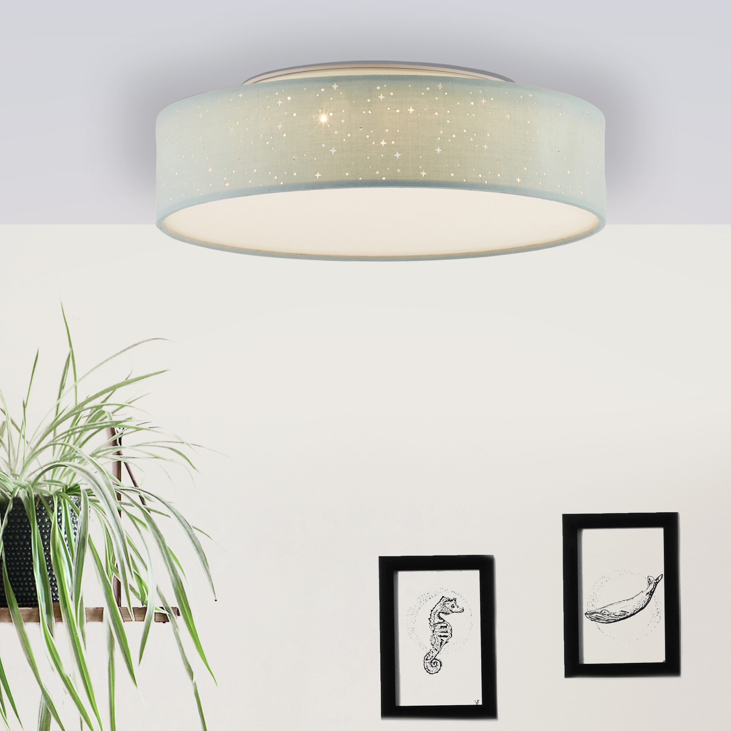 Brilliant Deckenleuchte »Baska«, 1 flammig-flammig, mit | Garantie XXL Deckenlampe 38cm online grün Jahren kaufen 3