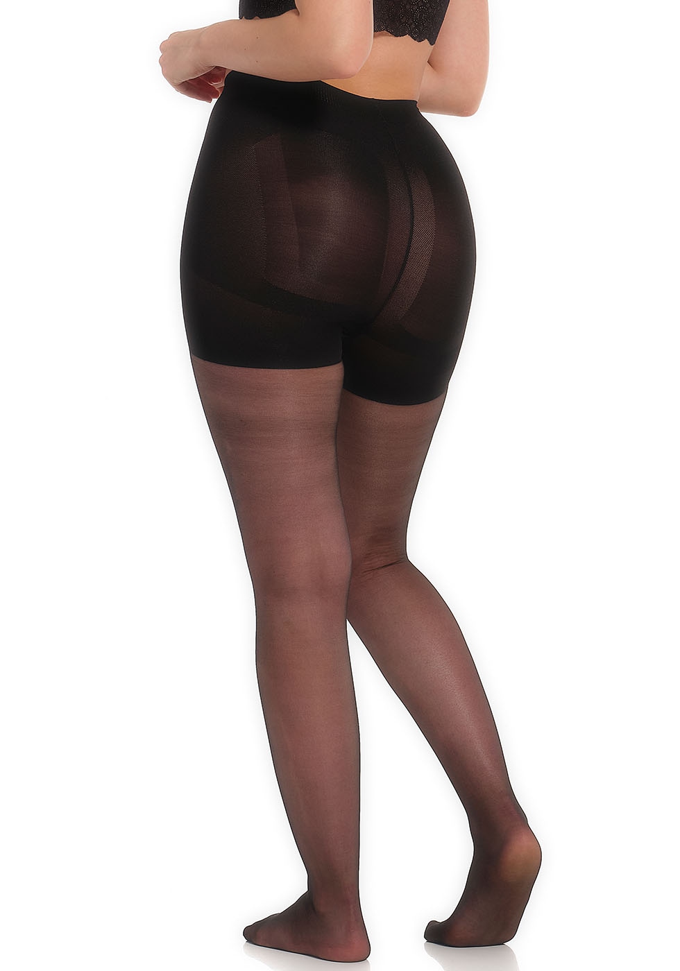 MAGIC Bodyfashion Feinstrumpfhose »SPECTACULAR LEGS«, Shapewearstrumpfhose mit formenden Shorts