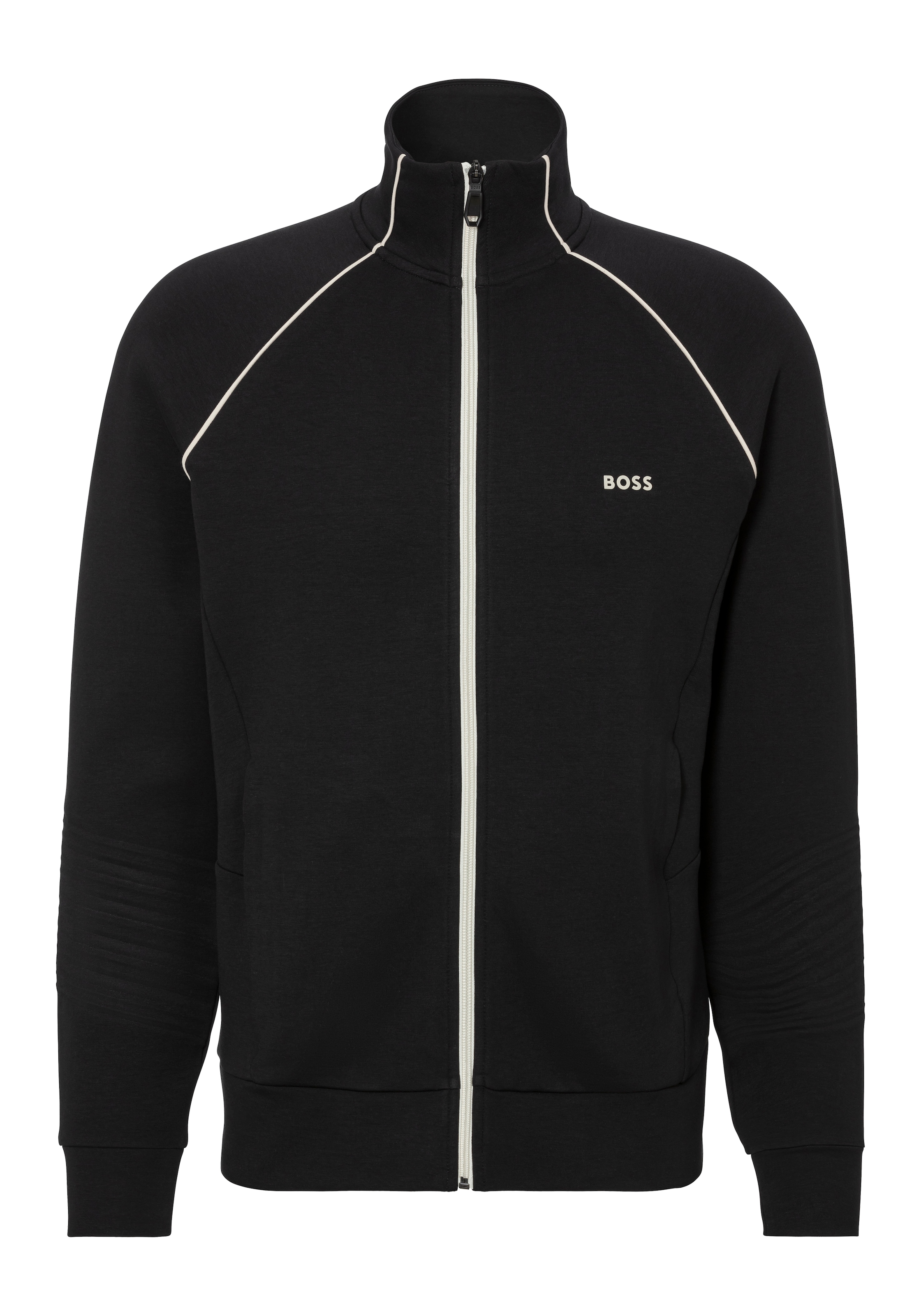 BOSS GREEN Sweatjacke »Skaz 1«, mit Markenlabel