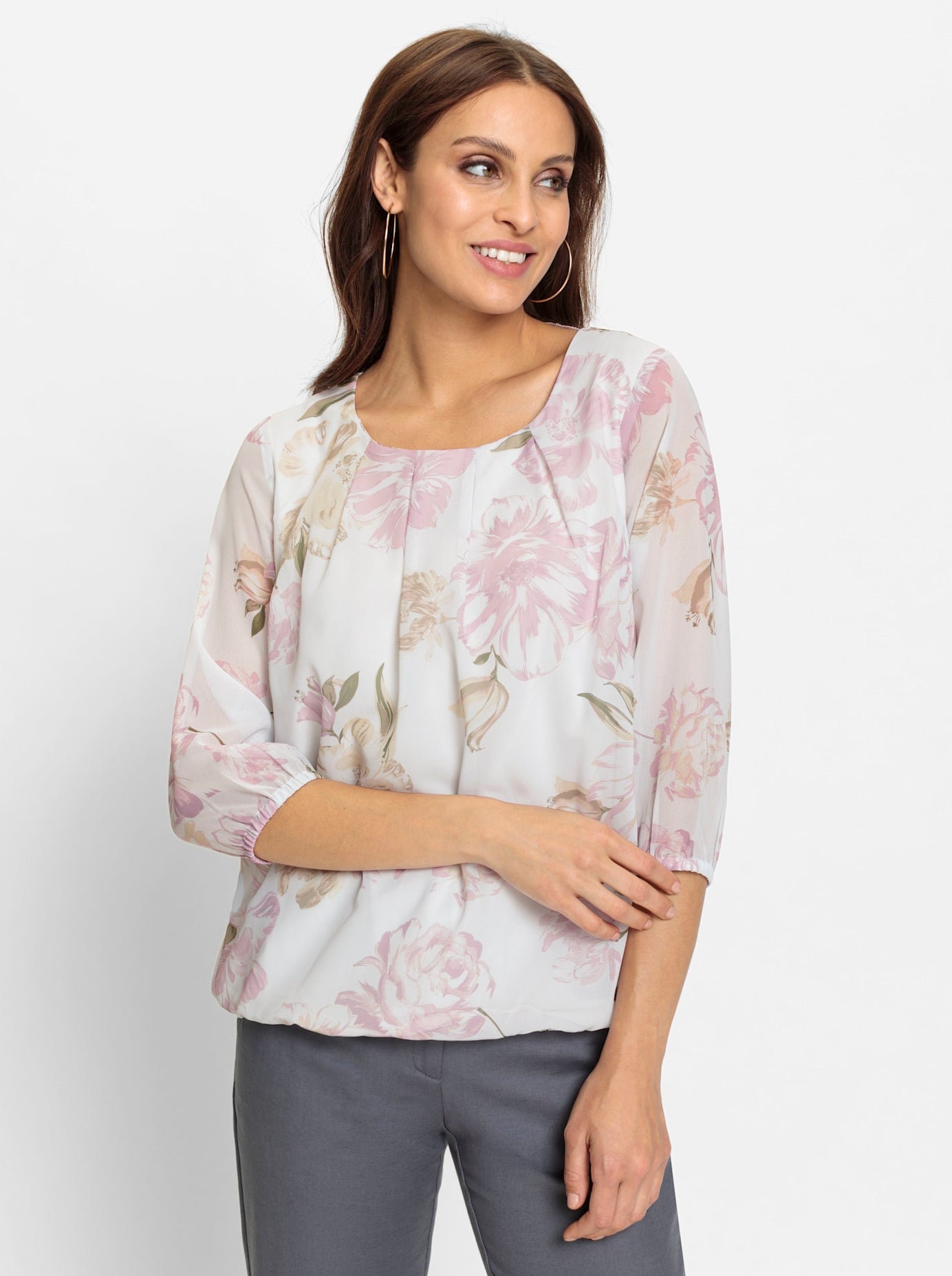 Lady Georgettebluse