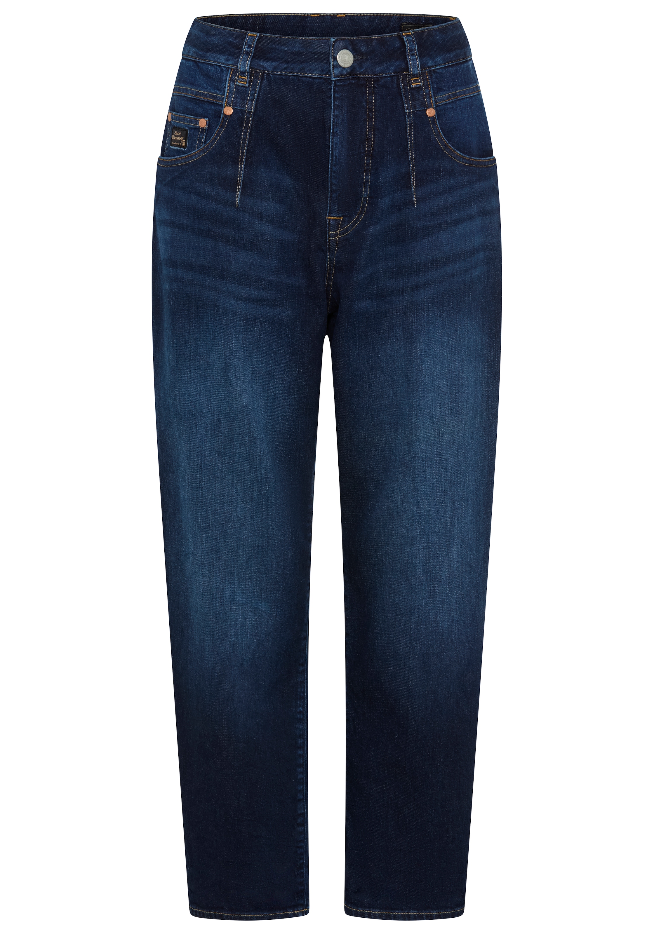 Herrlicher 5-Pocket-Jeans »Brooke Denim Stretch« im Loose Fit, Cropped-Länge