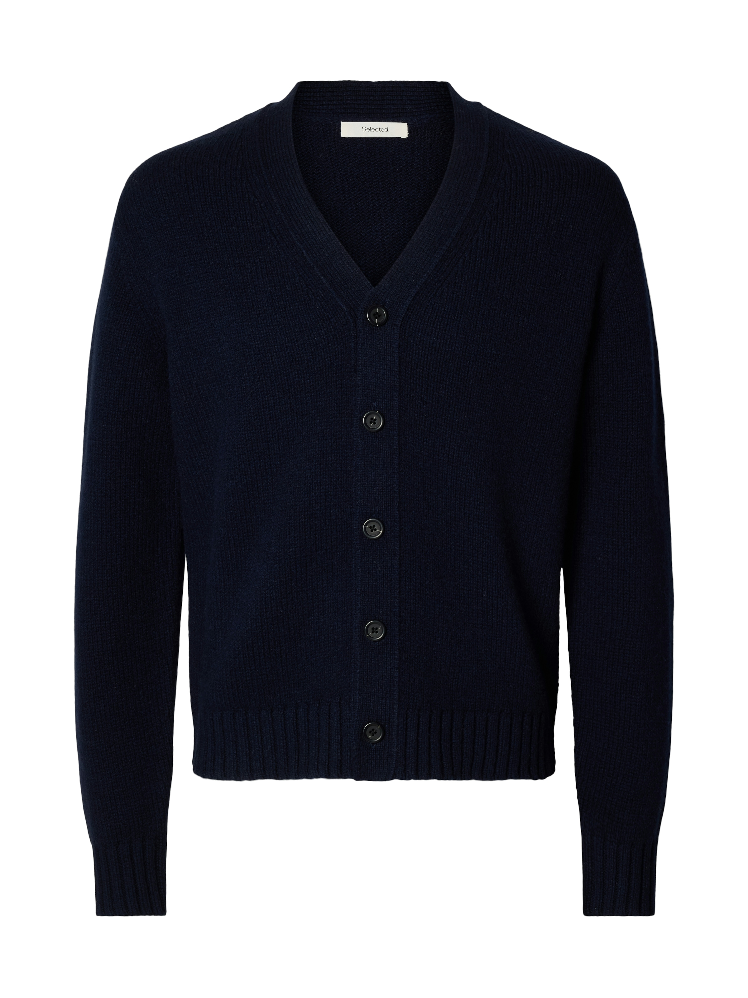 SELECTED Strickjacke »SLMCODY LS KNIT CARDIGAN NOOS« Wollmischung, regular fit