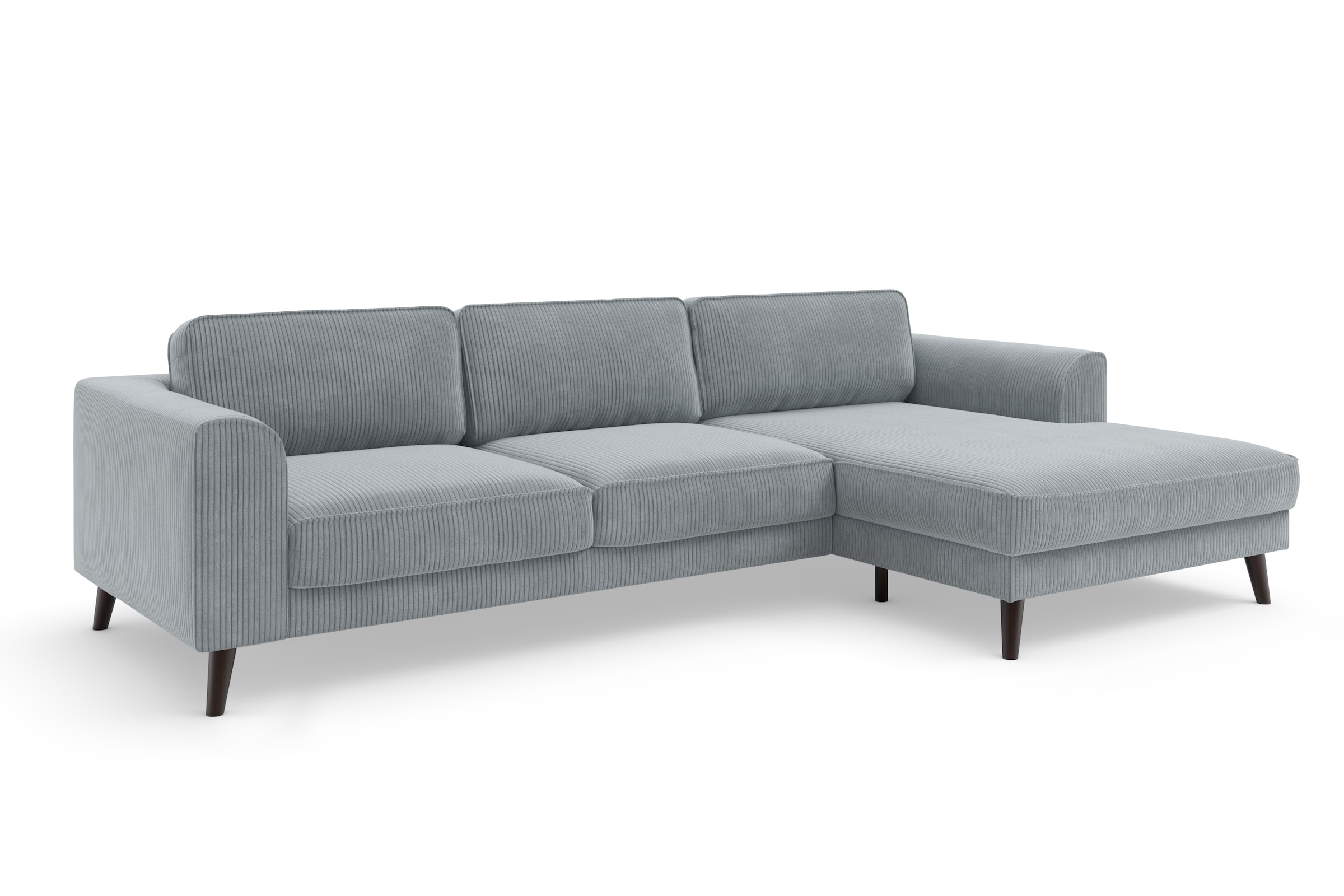 TRENDMANUFAKTUR Ecksofa »Lumber Jack, elegantes Designsofa, zeitlos modern, hoher Sitzkomfort«, wahlweise mit Bettfunktion u. Bettkasten, L-Form