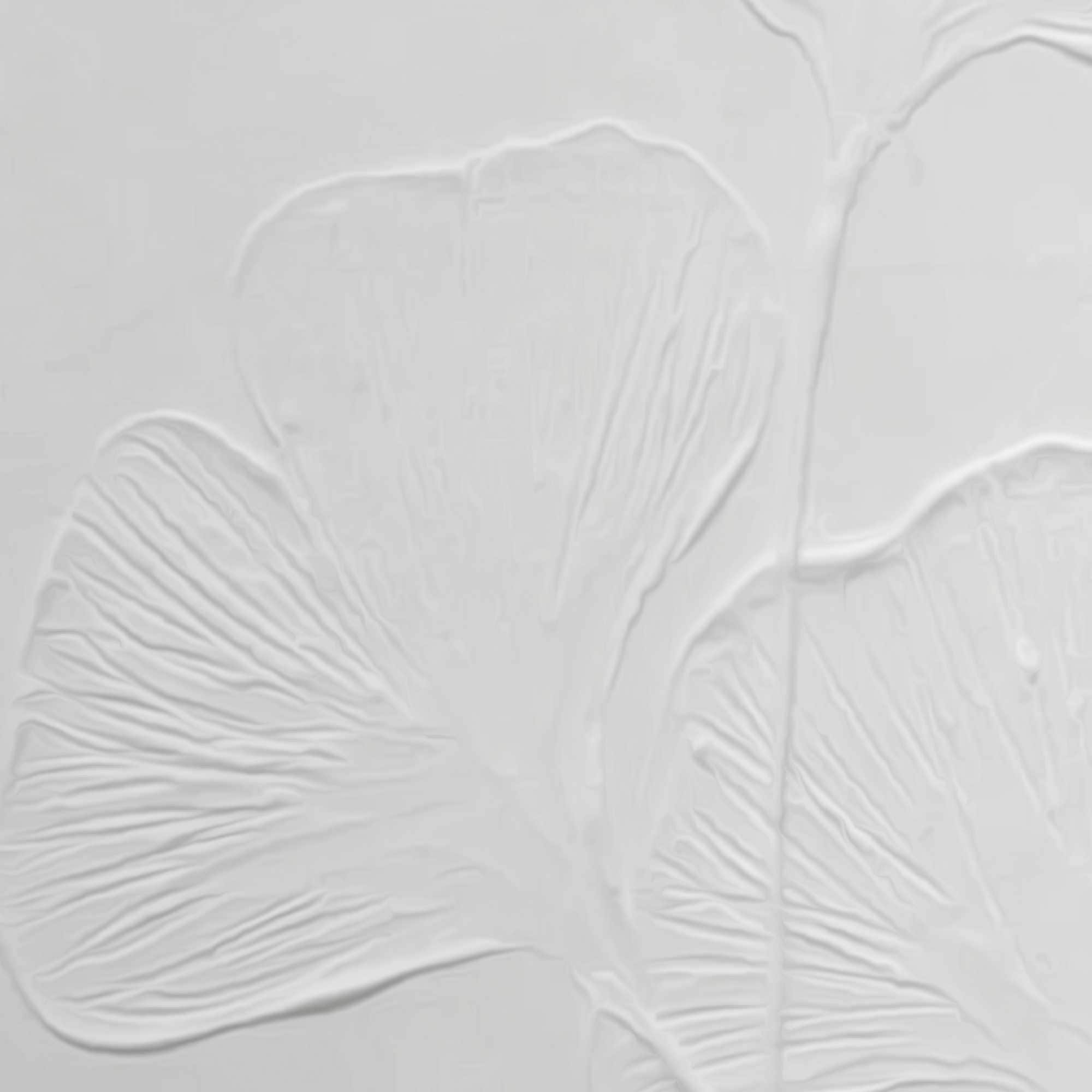 Reinders! Wandbild »Ginkgo-Blätter«, Wohnzimmer - Weiß - MDF - Blumen und Pflanzen - 30x40 cm