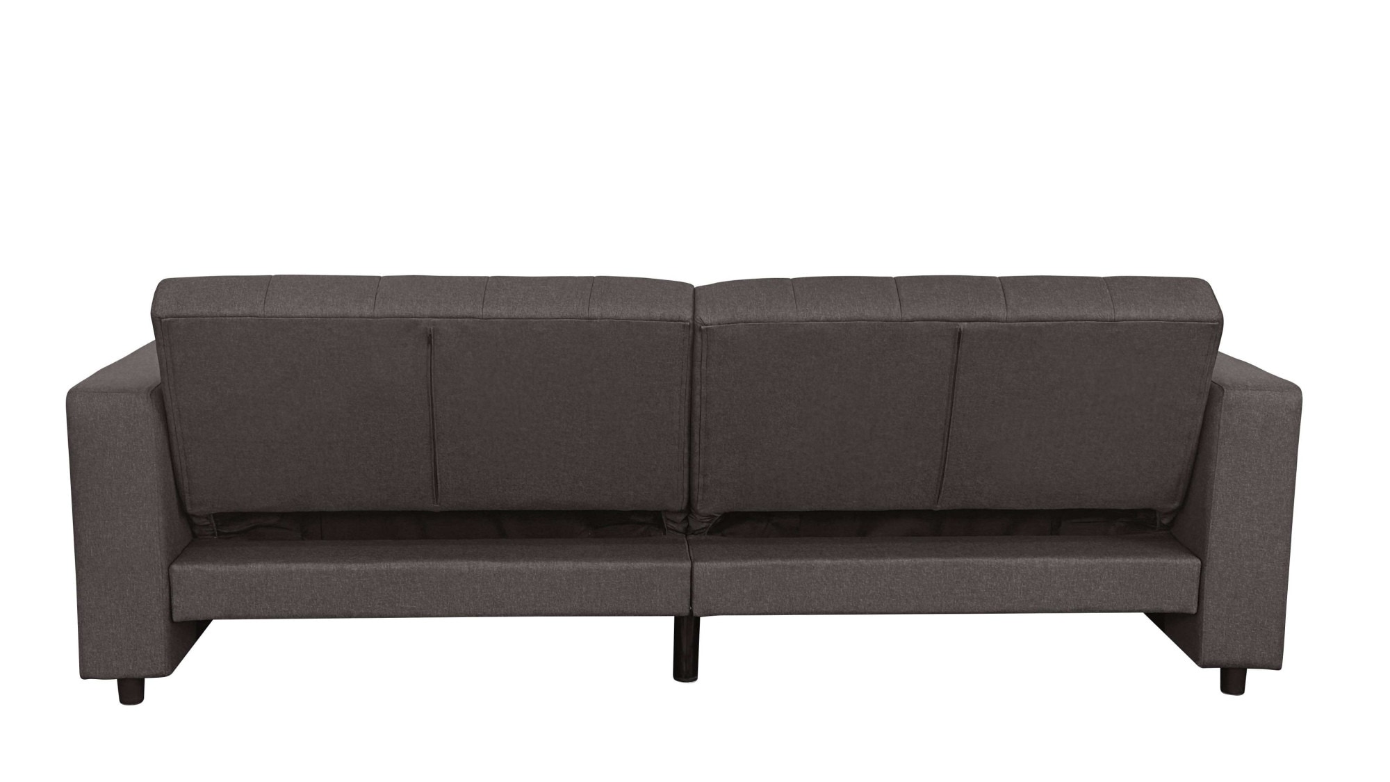 Dorel Home 3-Sitzer »Allie II Schlafsofa 225 cm«, Bett-Funktion (108/190cm), Rückenlehne 2-teilig, mit Steppung