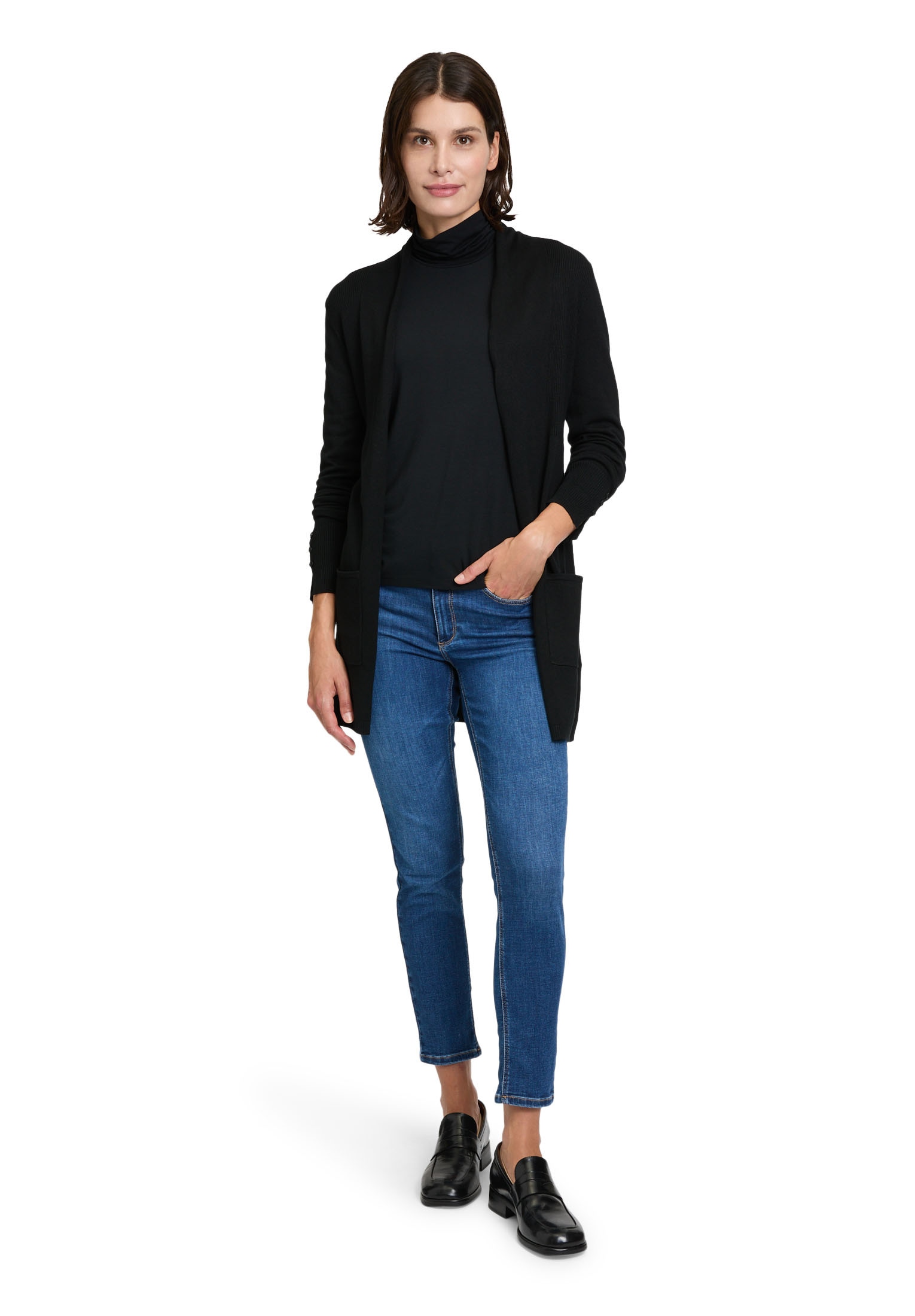 Betty Barclay Longstrickjacke »Longstrickjacke mit Rippenstruktur«