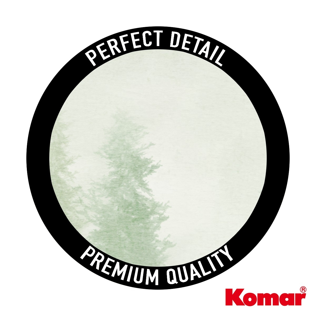 Komar Fototapete »Vlies Fototapete - Blurry Woods - Größe 350 x 250 cm« Motiv | bedruckt glatt