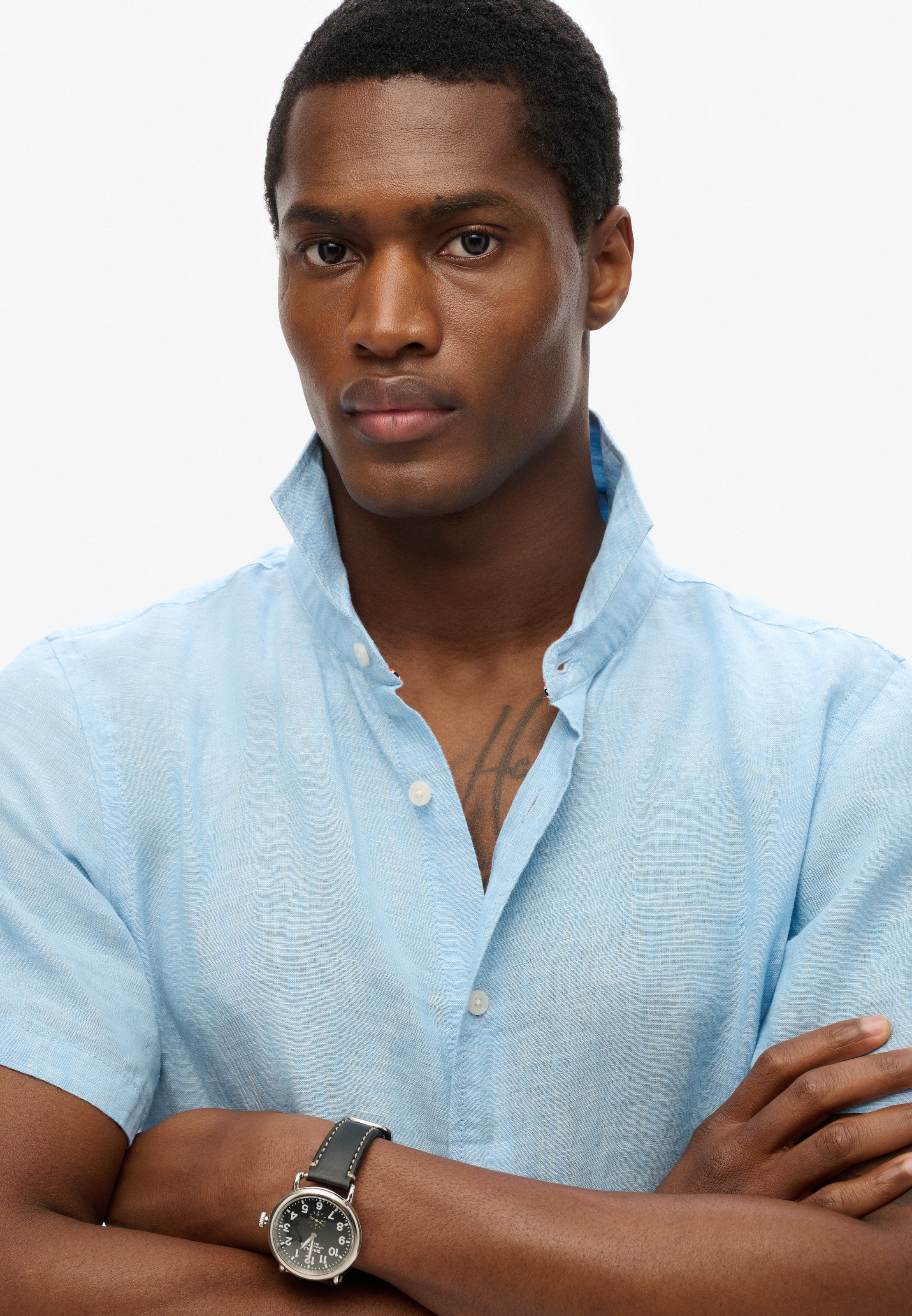 Superdry Kurzarmhemd »VACATION LINEN S/S SHIRT«