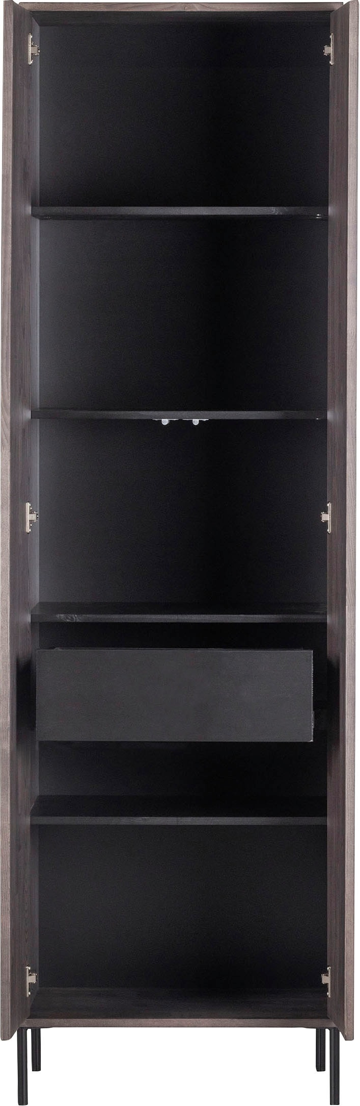 WOOOD Garderobenschrank »New Gravure, Mehrzweckschrank mit 5 Fächern«, mit grafischen Relieftüren, Breite 60 cm