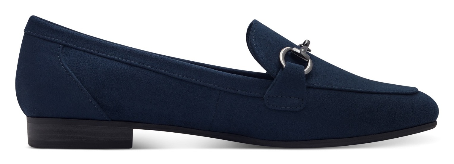 MARCO TOZZI Slipper, Blockabsatz, Loafer, Businessschuh mit Schmuckspange