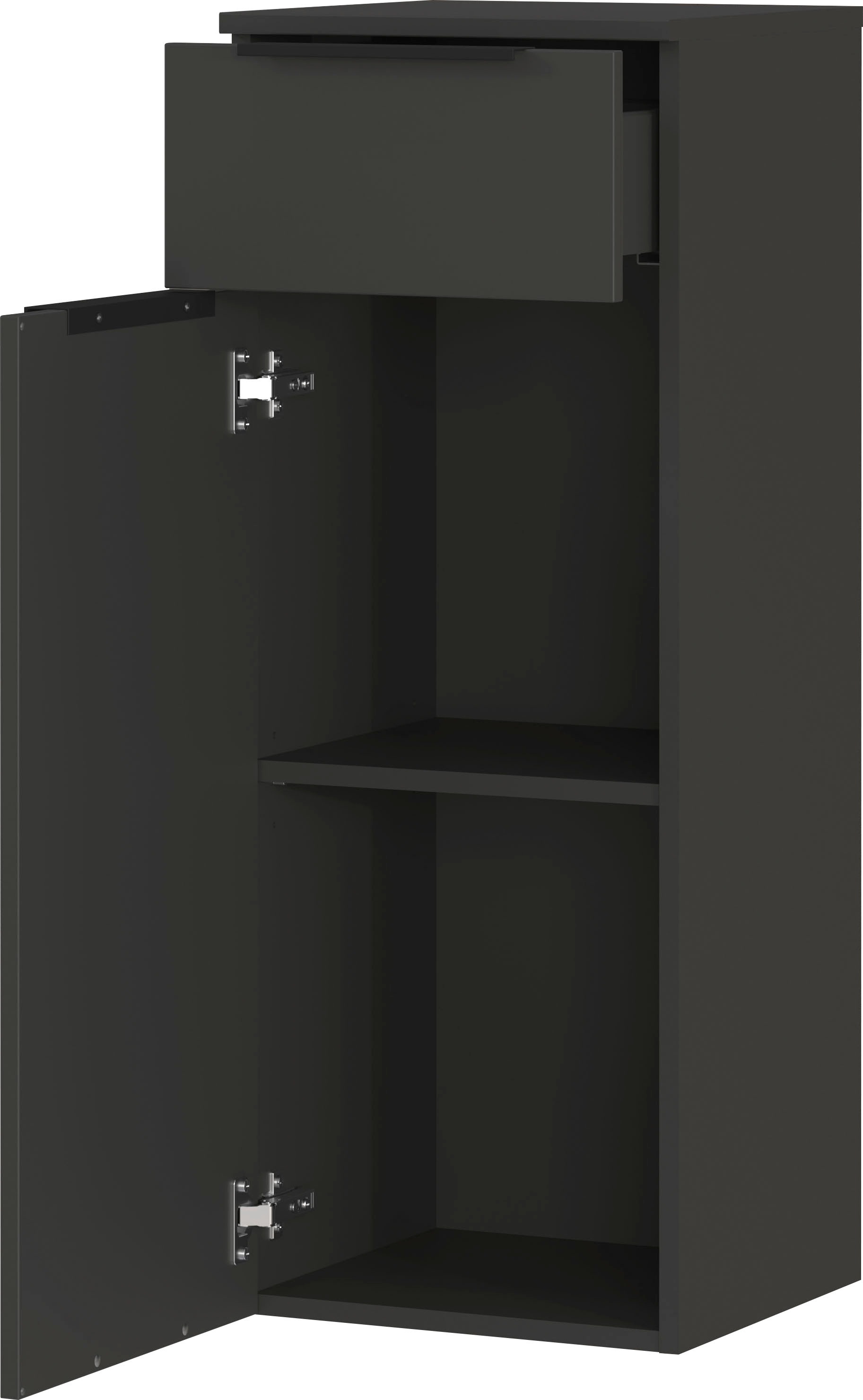 GERMANIA Badmöbel-Set »Crandon«, (5 St.), inkl. WT-Unterschrank, Spiegel, Schrank, Mediumschrank und Kommode