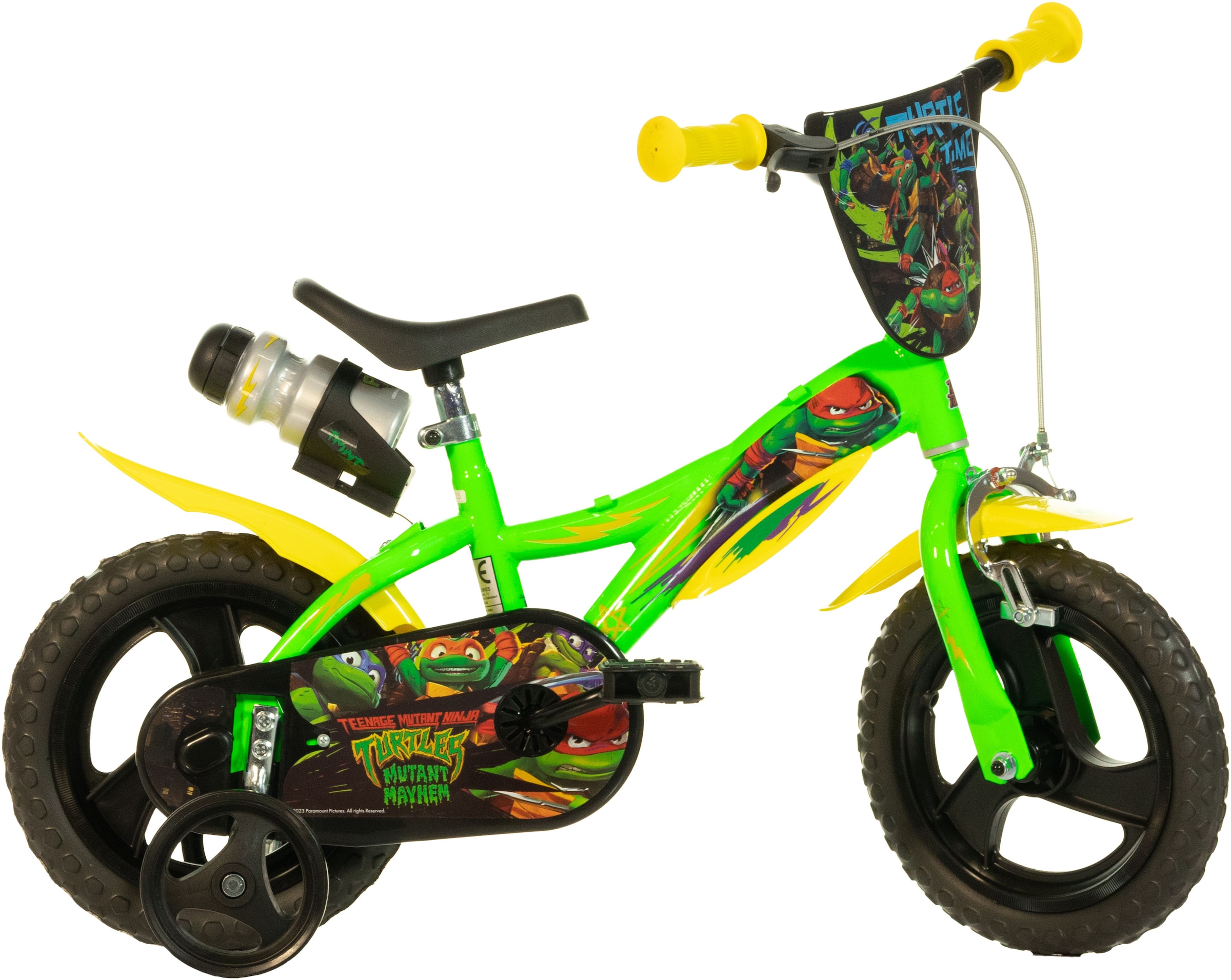 Dino Bikes Kinderfahrrad "Turtles 12" Kinderfahrrad 2-4 Jahre" 1 Gang ohne Schaltung