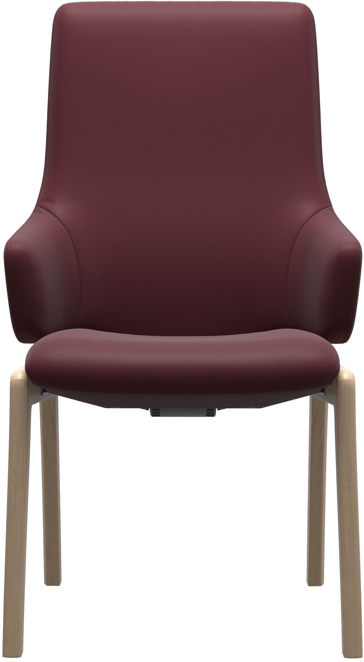 Stressless® Polsterstuhl »Laurel«, Leder BATICK, High Back mit Armlehne, Größe L, mit abgerundeten Beinen in Schwarz