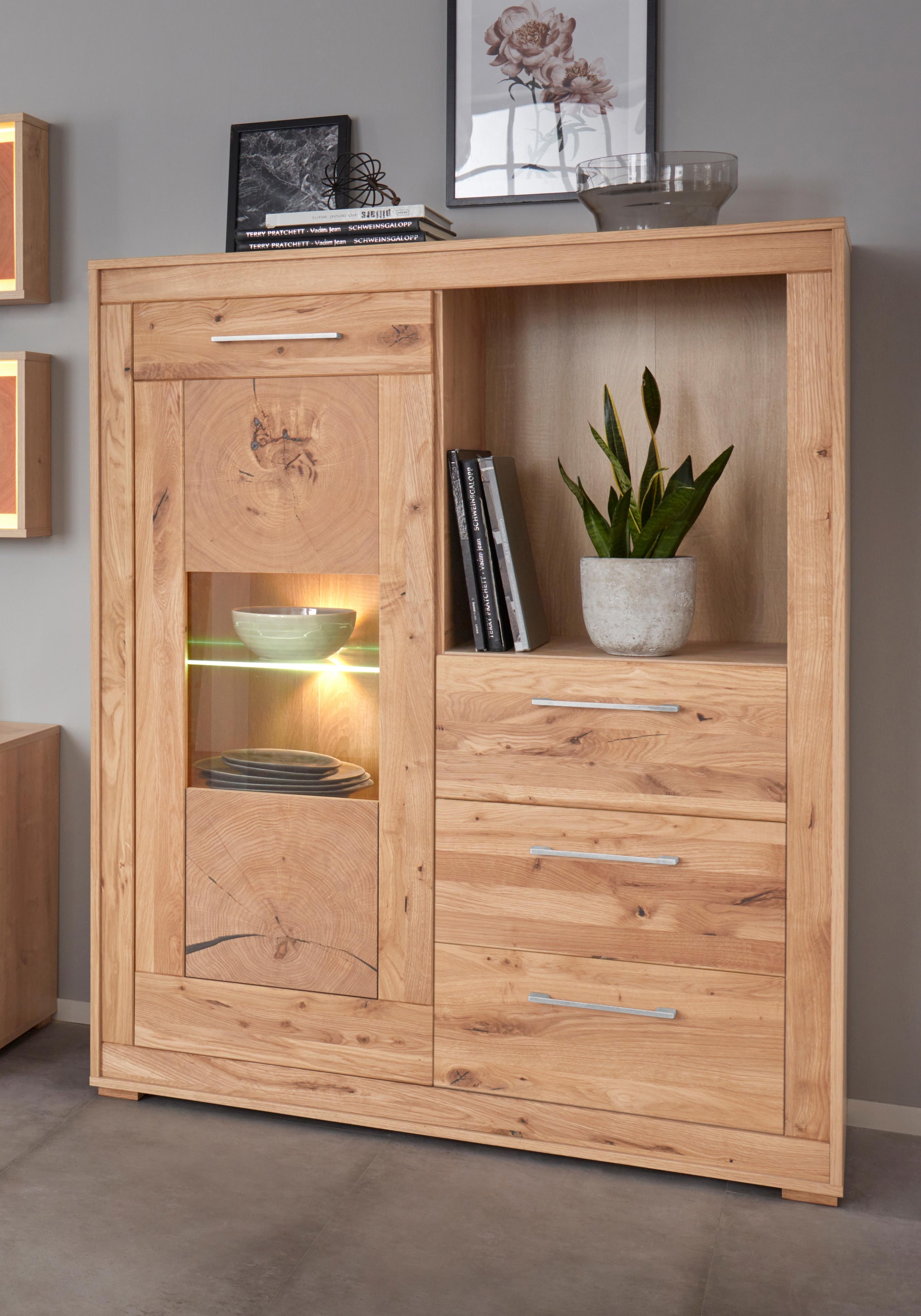 VOGL Möbelfabrik Highboard, Breite 107 cm