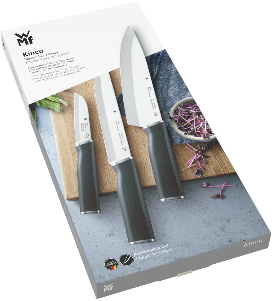 WMF Messer-Set »Kineo«, XXL Germany Made 3 Garantie (Set, Jahren in tlg.), aus mit Spezialklingenstahl, 3 Messerklingen
