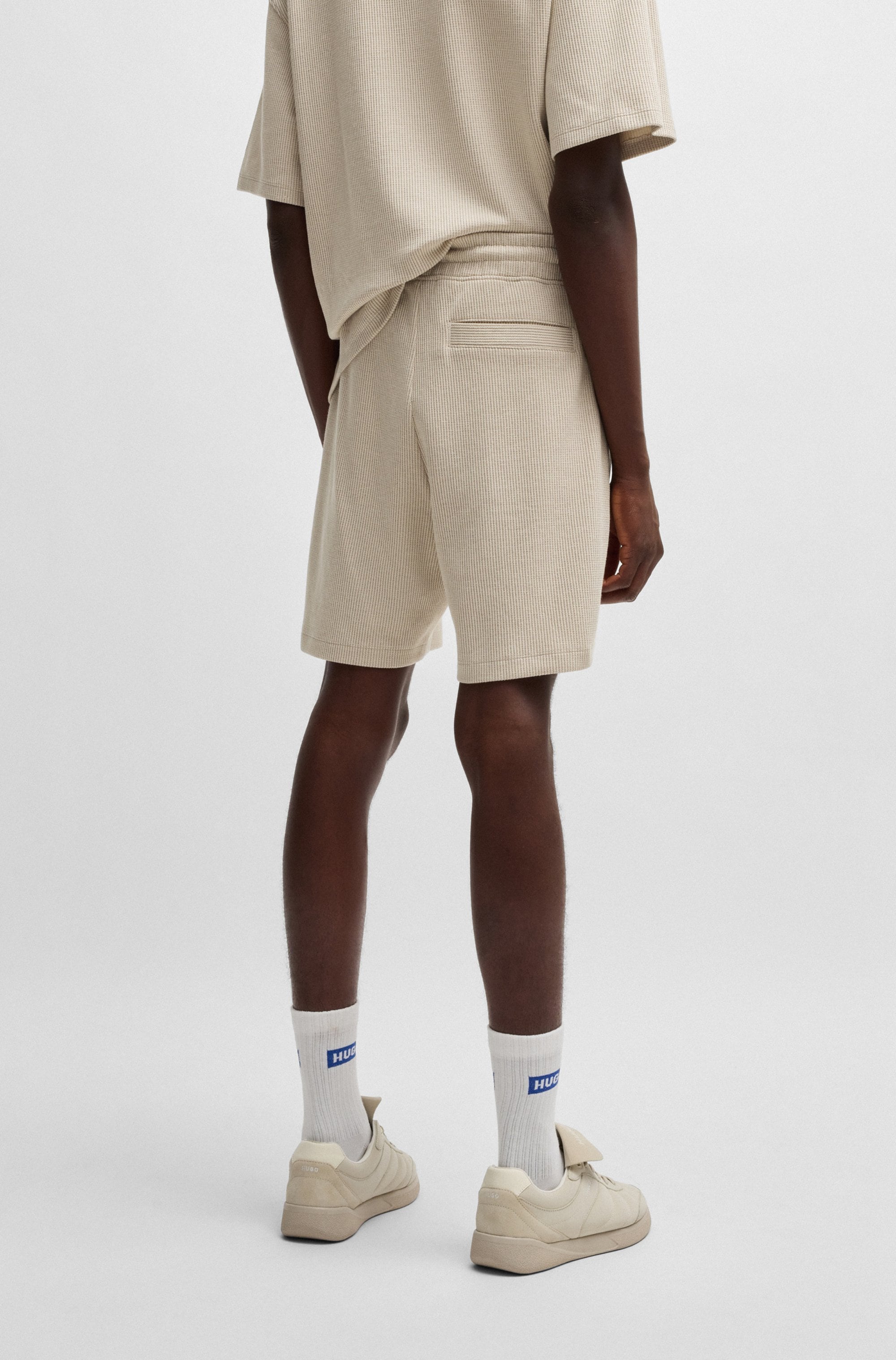 HUGO Blue Shorts »Nuwafflo«  loose fit