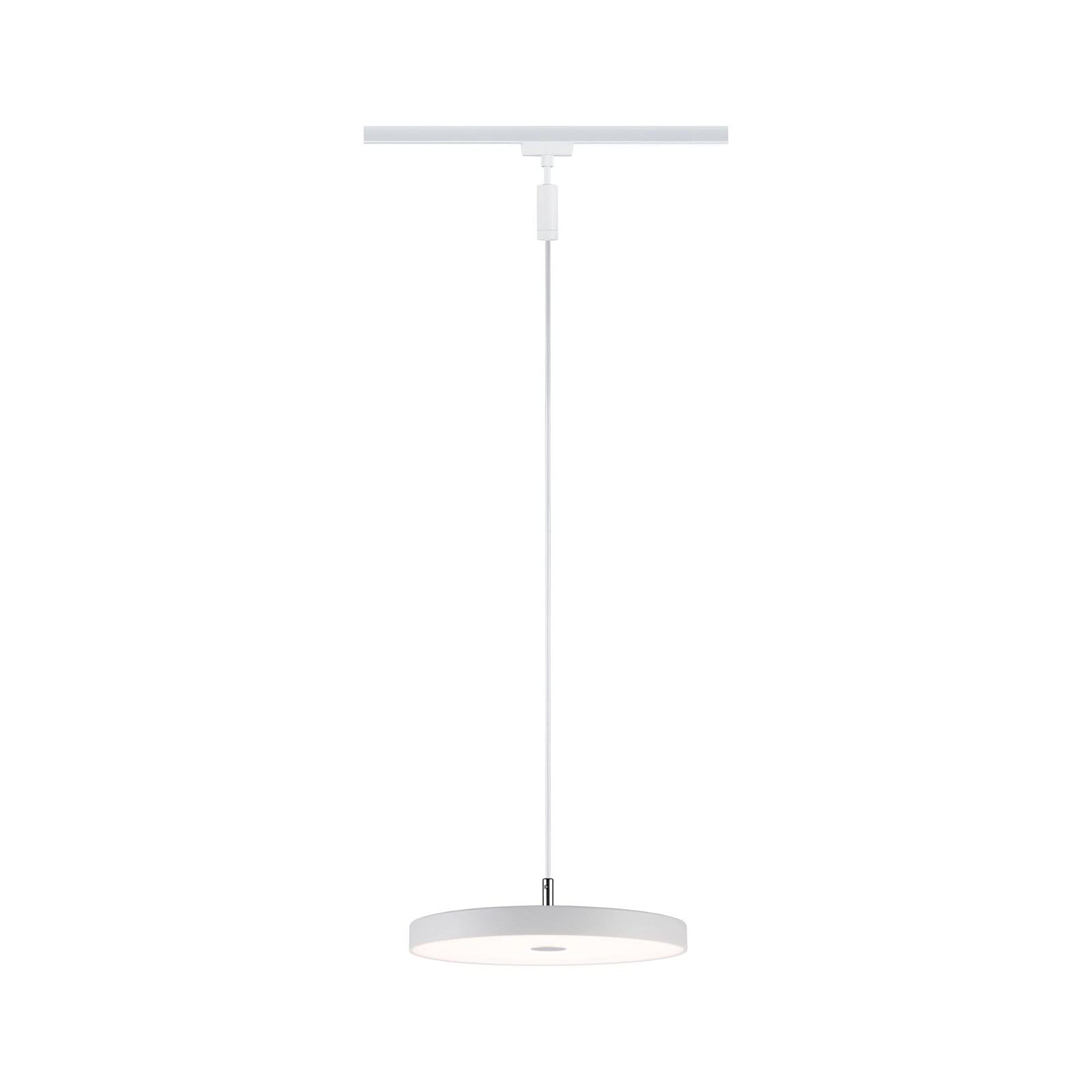 Paulmann Schienensystem-Leuchten »URail Pendel Hildor 850lm 15W 3000K 230V Chrom matt« LED-Modul Warmweiß 3-Step-Dimmbar