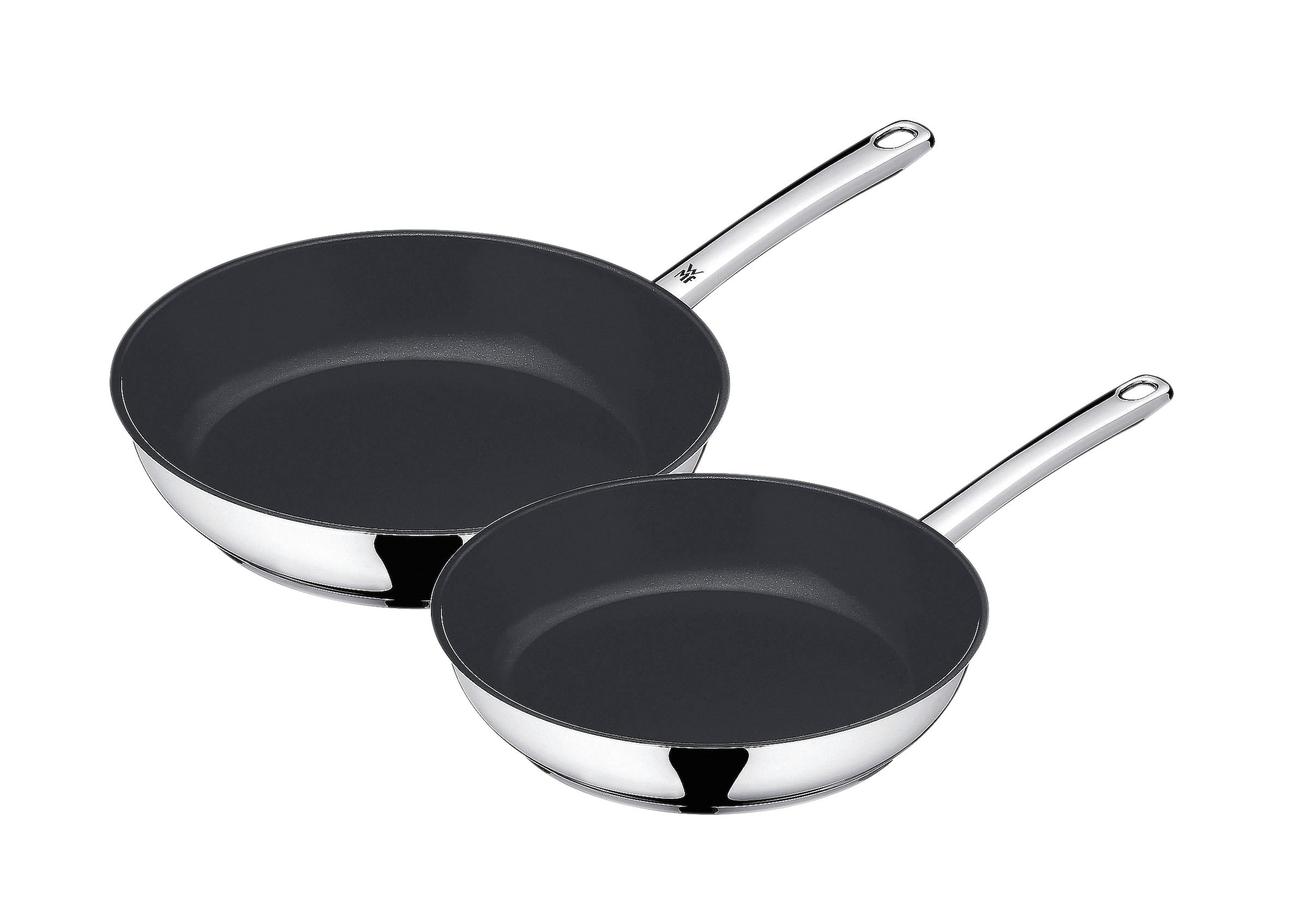 WMF Pfannen-Set »Devil«, Cromargan® Edelstahl Rostfrei 18/10, (Set, 2 tlg.),  Induktion mit 3 Jahren XXL Garantie