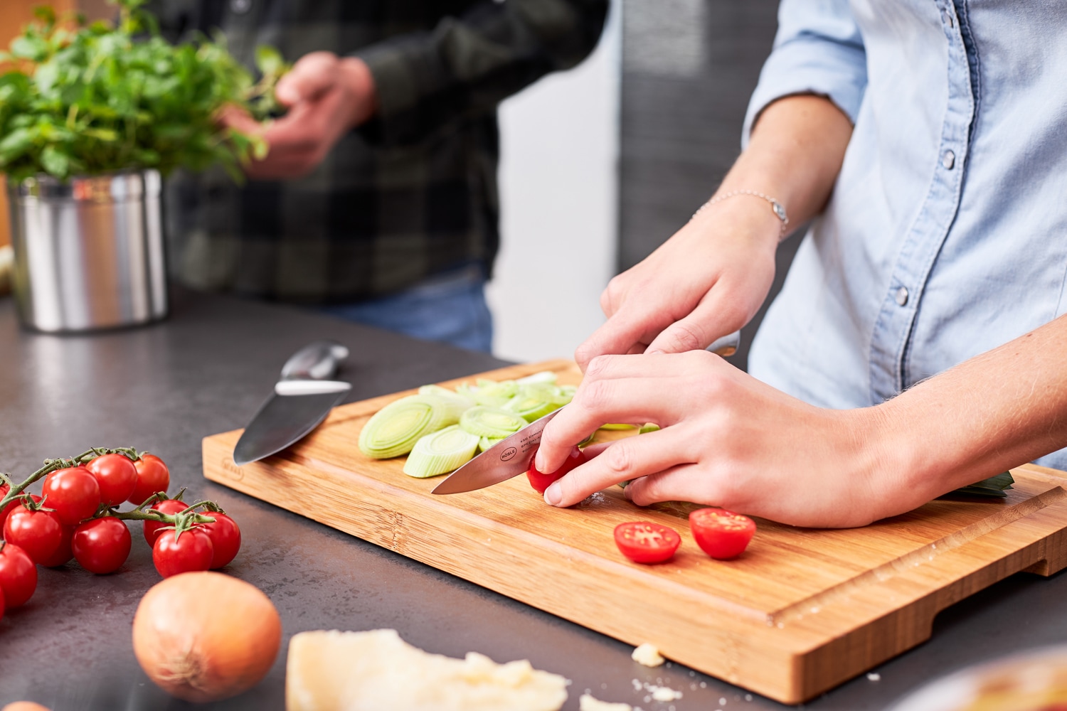 RÖSLE Spickmesser »Basic Line«, (1 tlg.), für Gemüse und Fleisch, Klingenspezialstahl, ergonomischer Griff