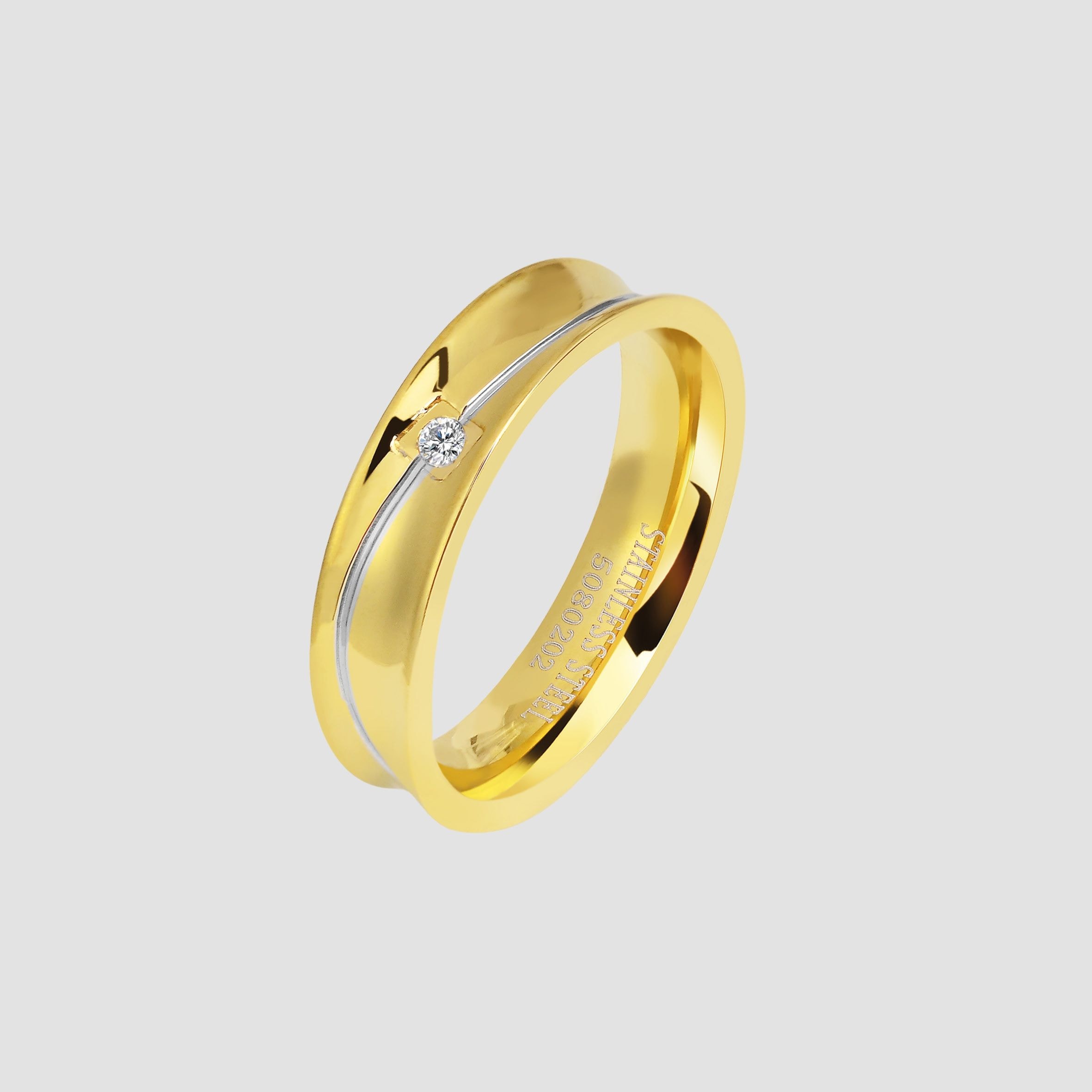 Adelia´s Fingerring »Damen Ring aus Edelstahl«