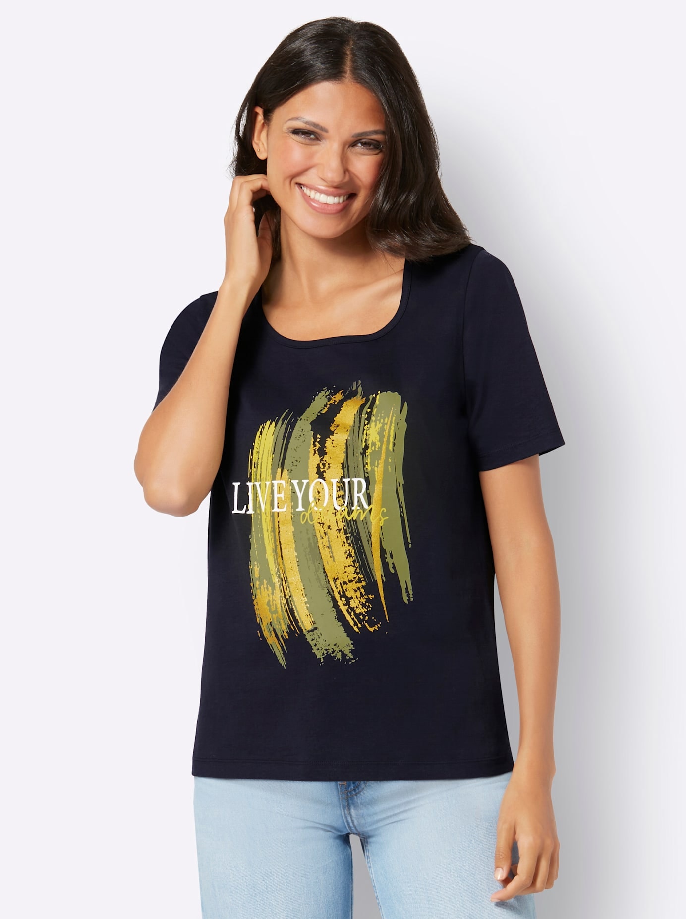 Classic Basics Kurzarmshirt »Rundhals-Shirt« 1 Stk.