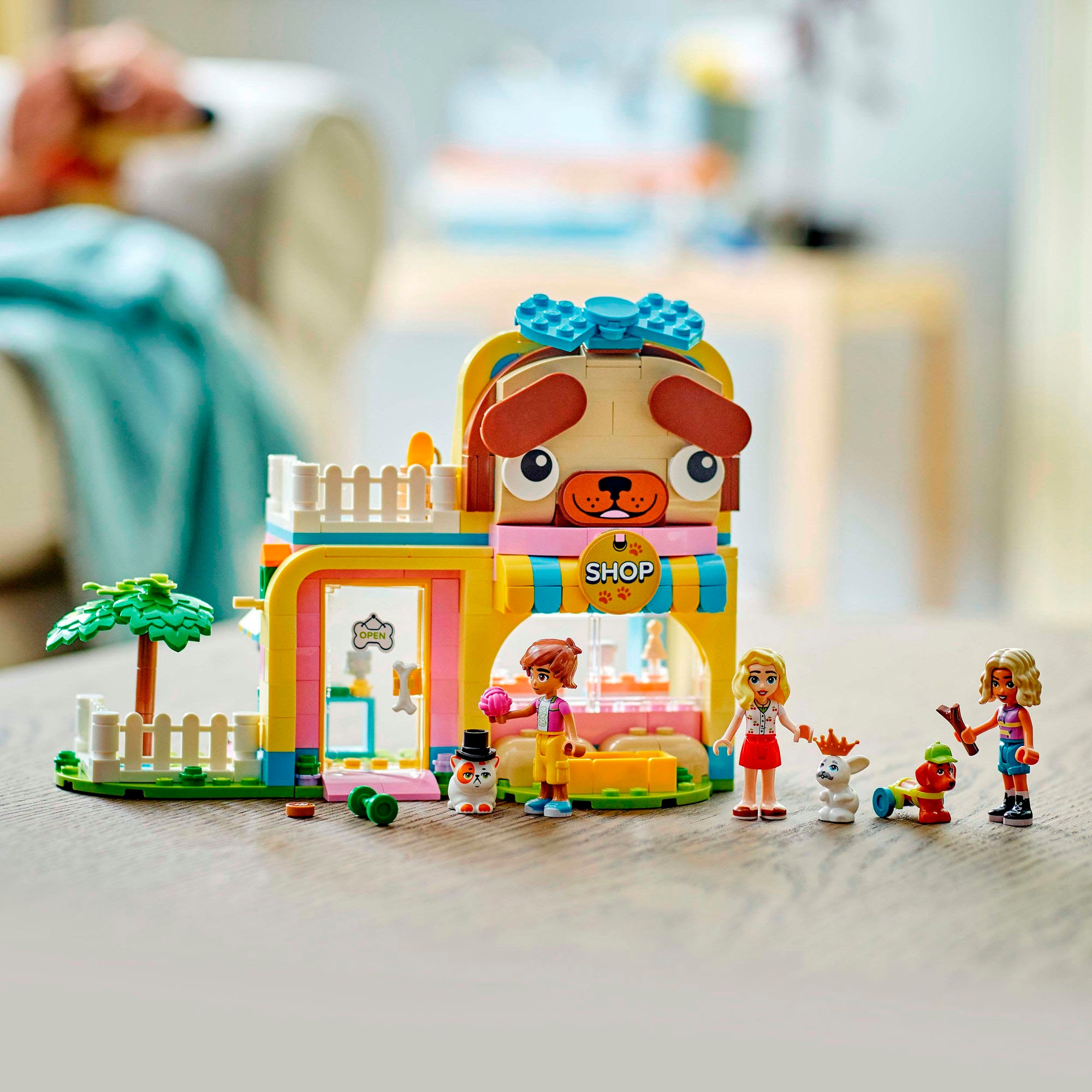 LEGO® Konstruktionsspielsteine »Geschäft für Haustierzubehör (42650), LEGO Friends«, (375 St.), Made in Europe